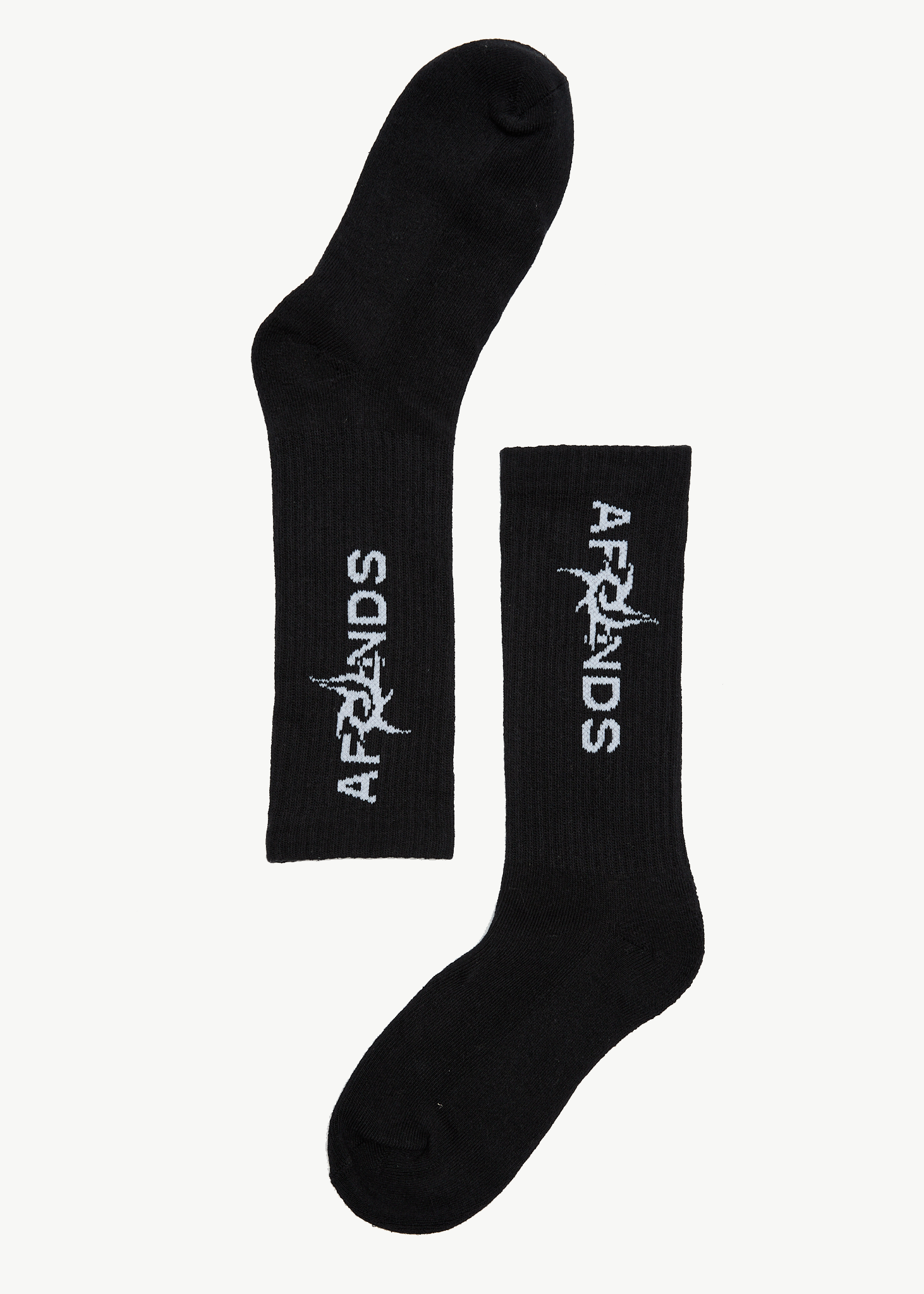 AFENDS Mens Art Two Pack - Socks Two Pack - Black