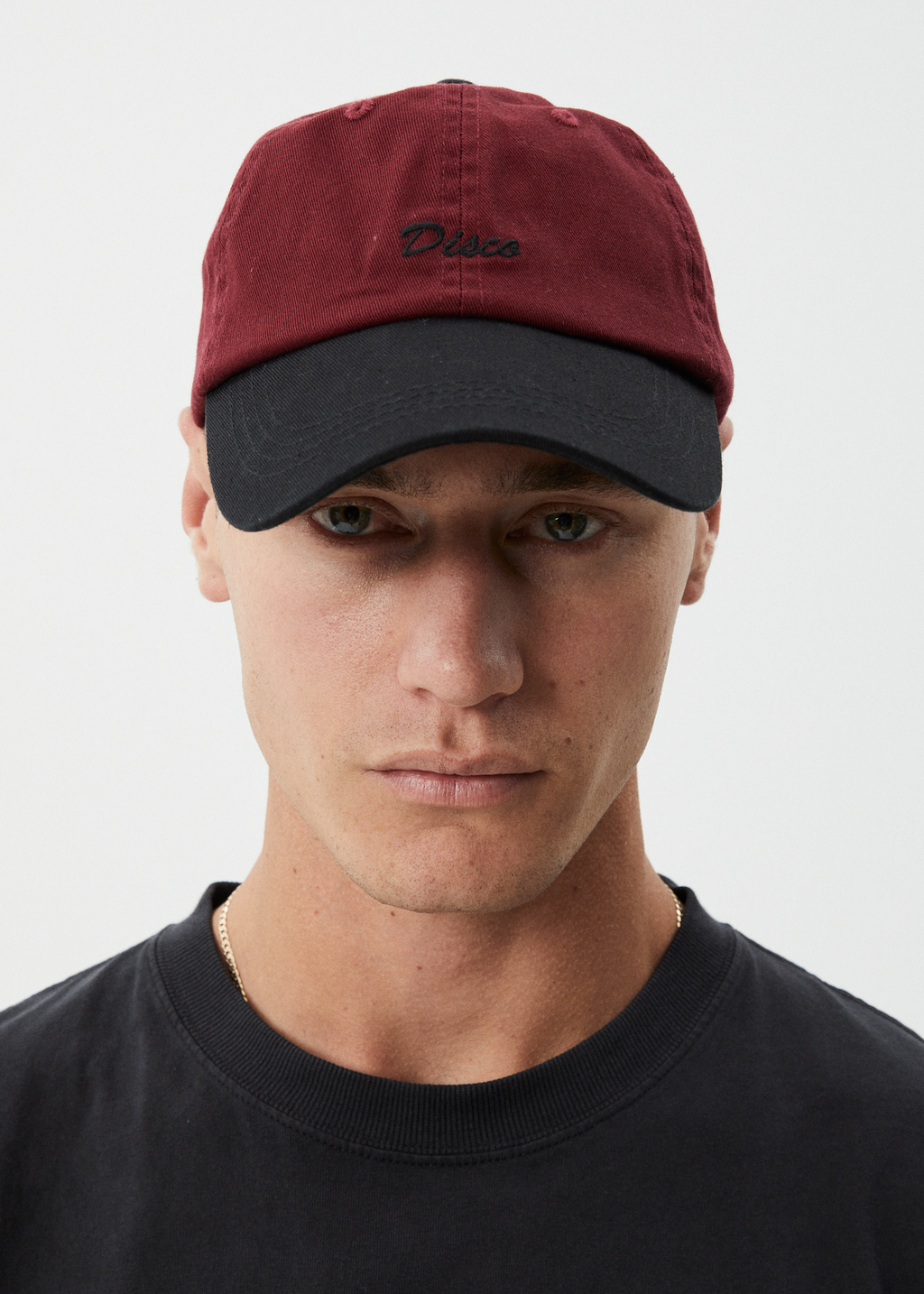 AFENDS Womens Disco - Panelled Cap - Burgundy