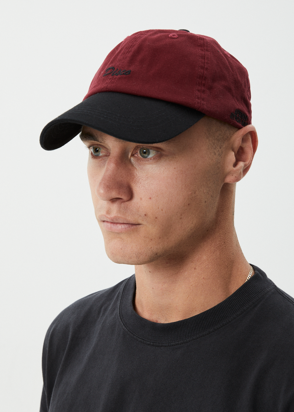 AFENDS Womens Disco - Panelled Cap - Burgundy