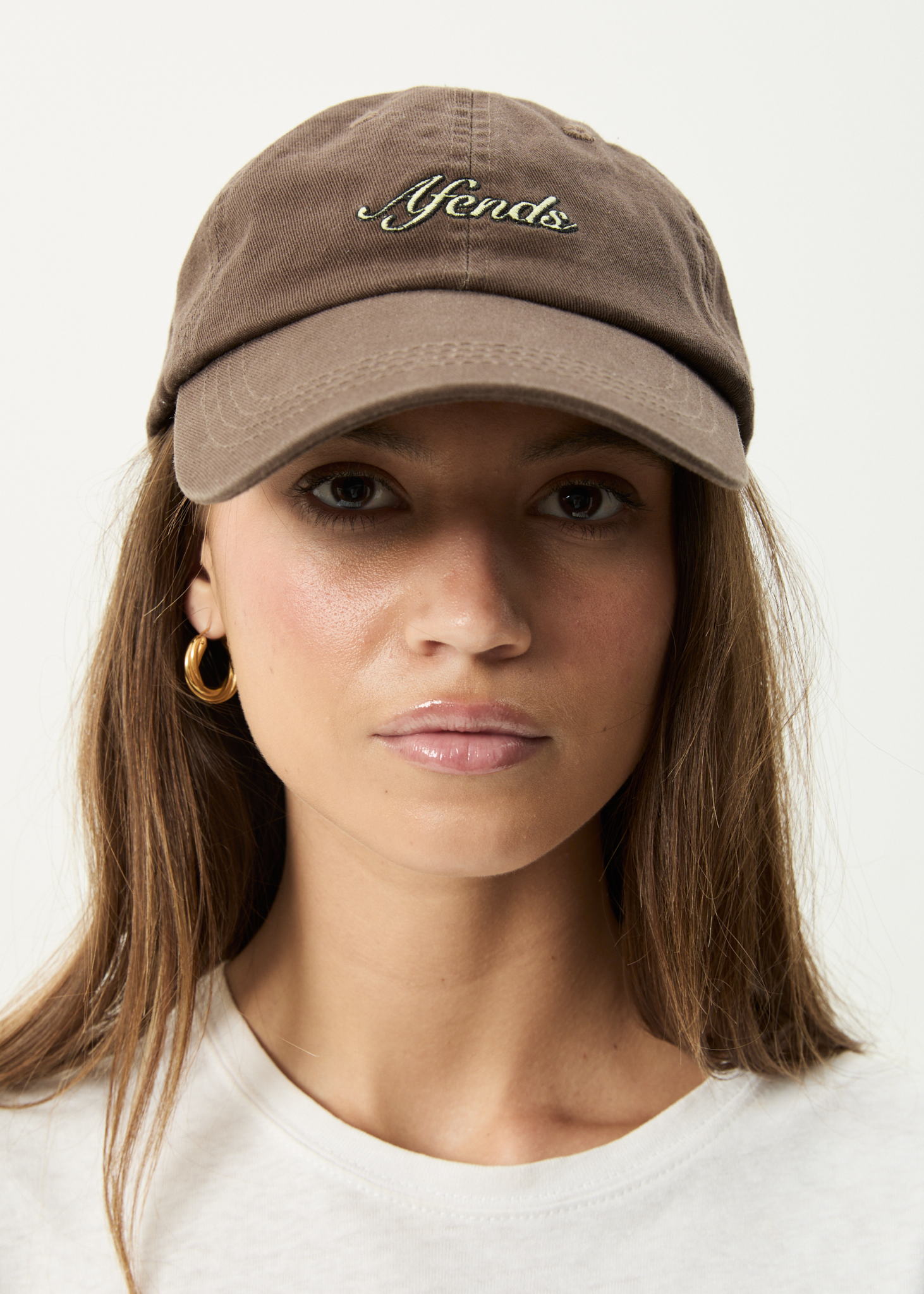 AFENDS Womens Motion - Panelled Cap - Coffee