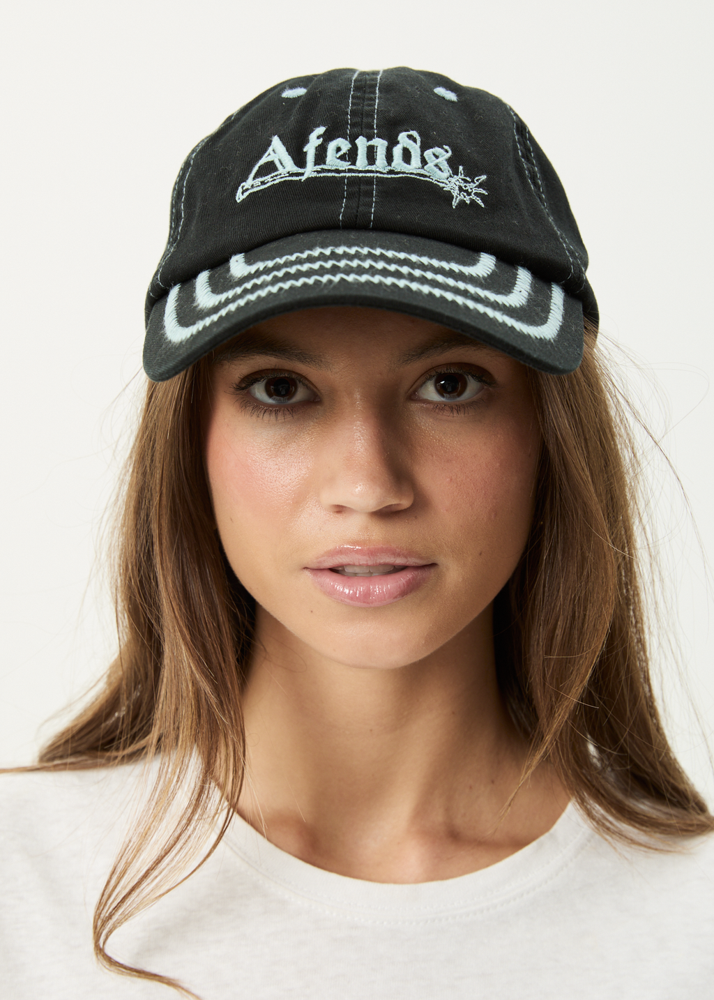 AFENDS Mens Mace - Six Panel Cap - Black