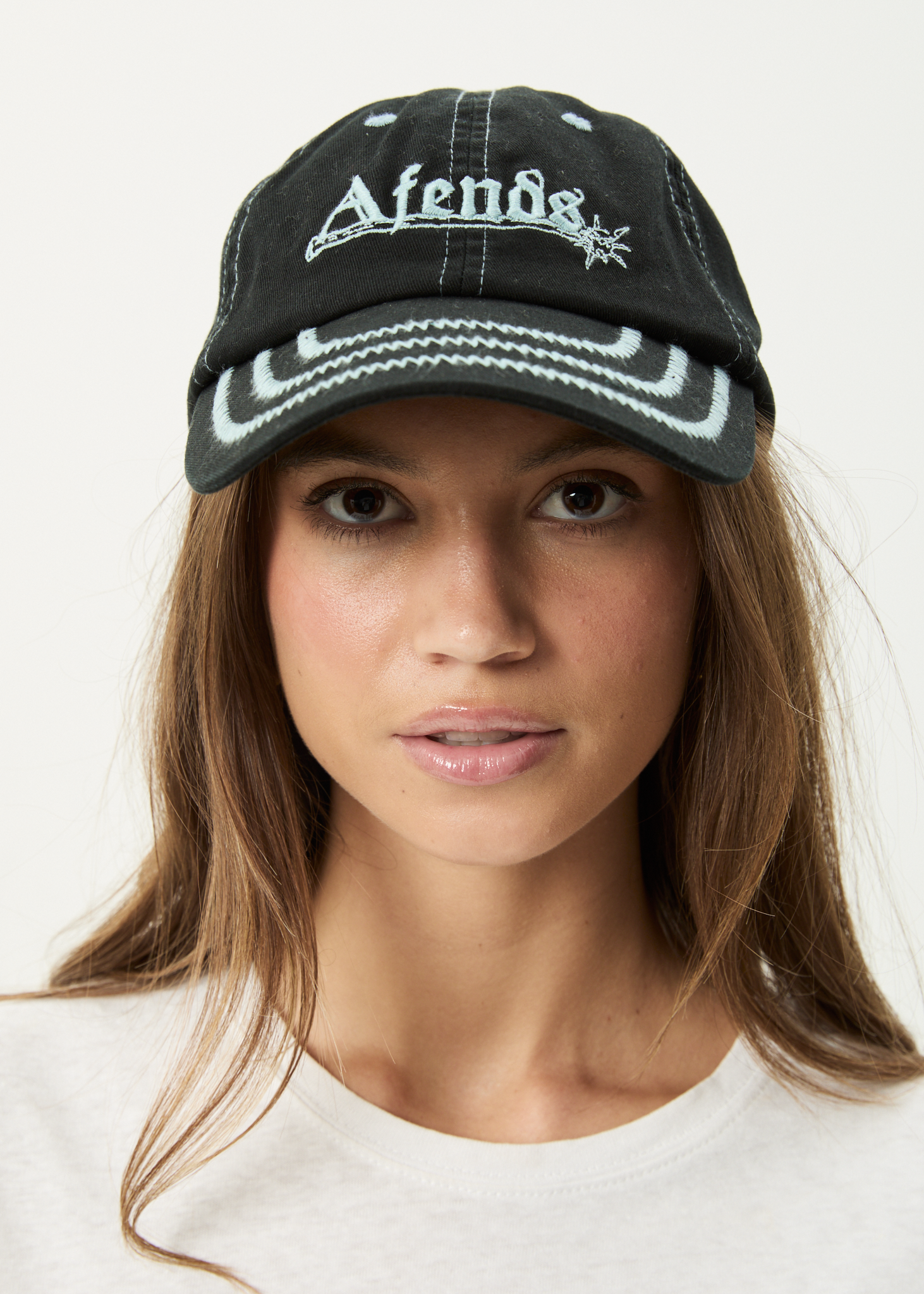 AFENDS Mens Mace - Six Panel Cap - Black