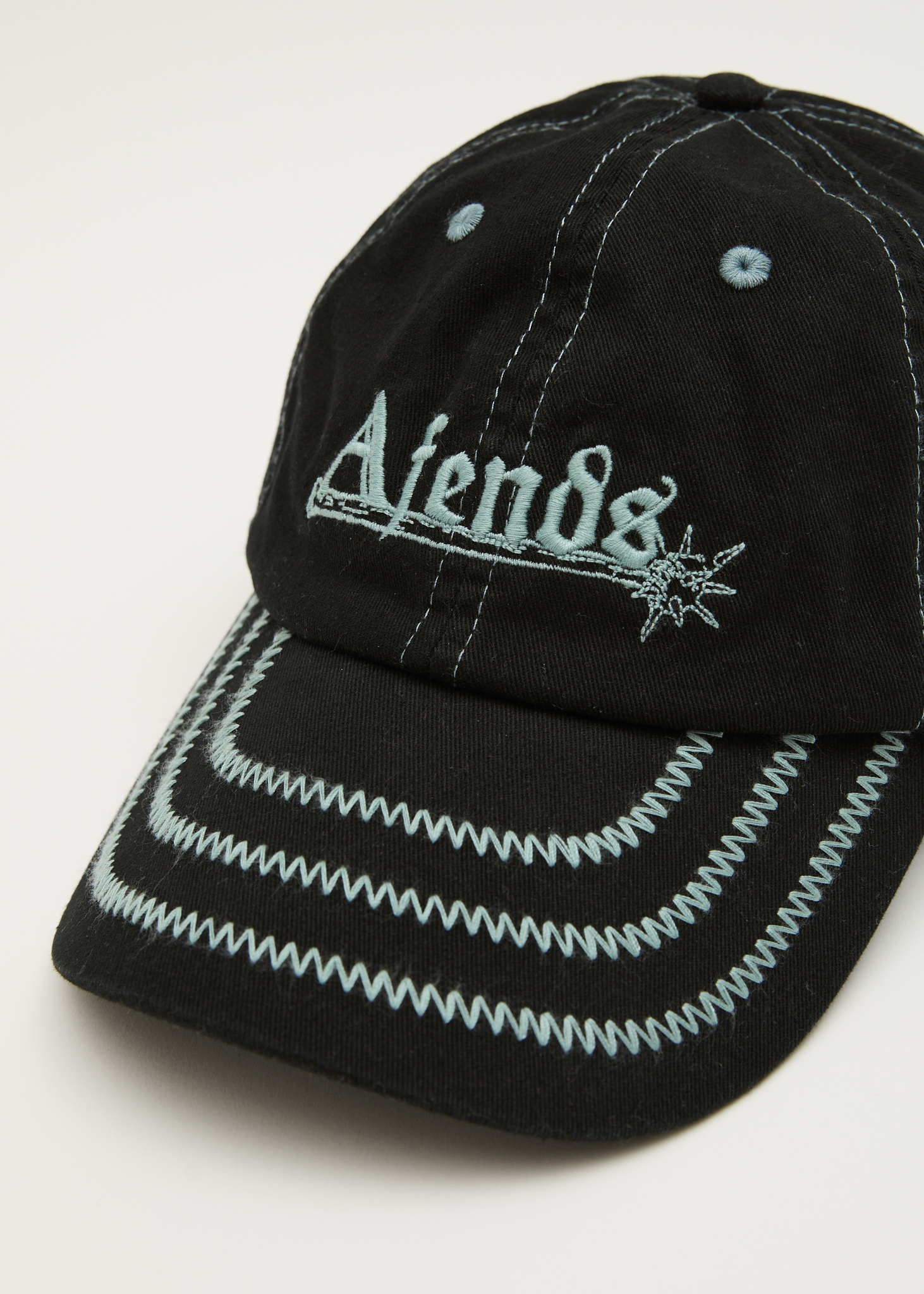 AFENDS Mens Mace - Six Panel Cap - Black