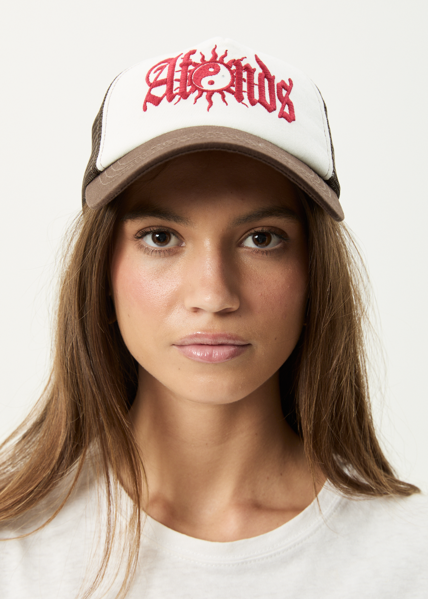 AFENDS Mens Sun Bite - Trucker Cap - Coffee