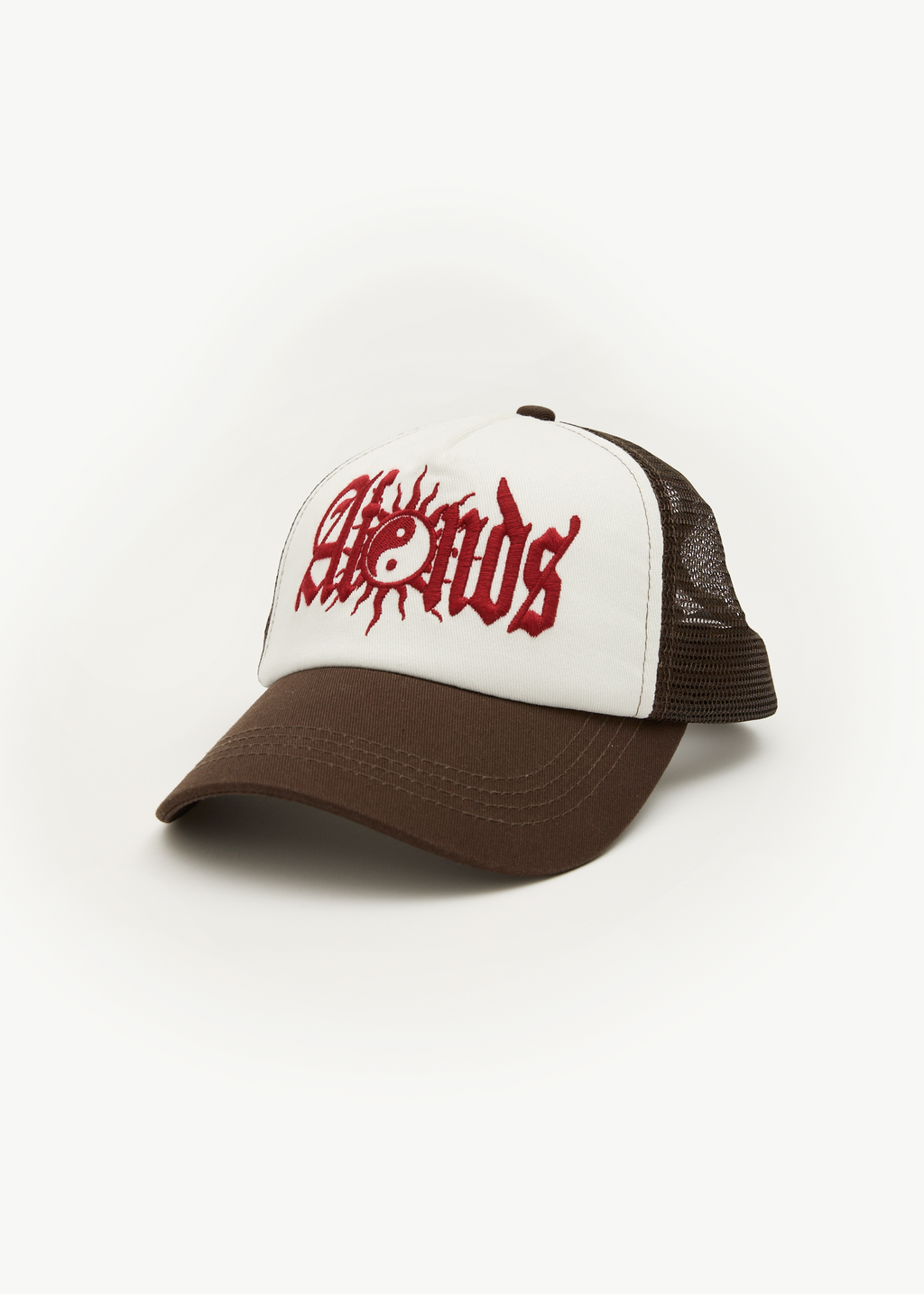 AFENDS Mens Sun Bite - Trucker Cap - Coffee