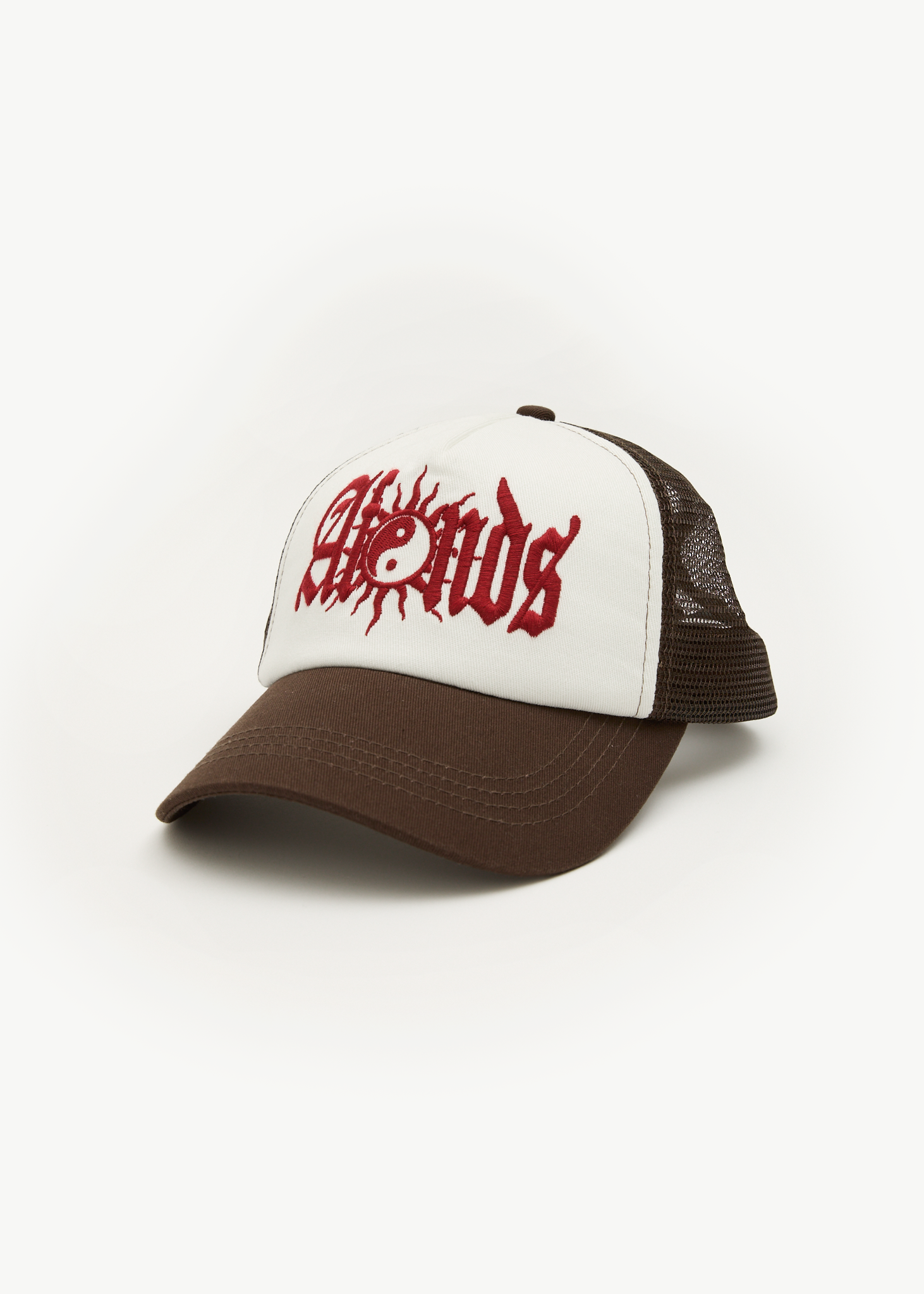 AFENDS Mens Sun Bite - Trucker Cap - Coffee