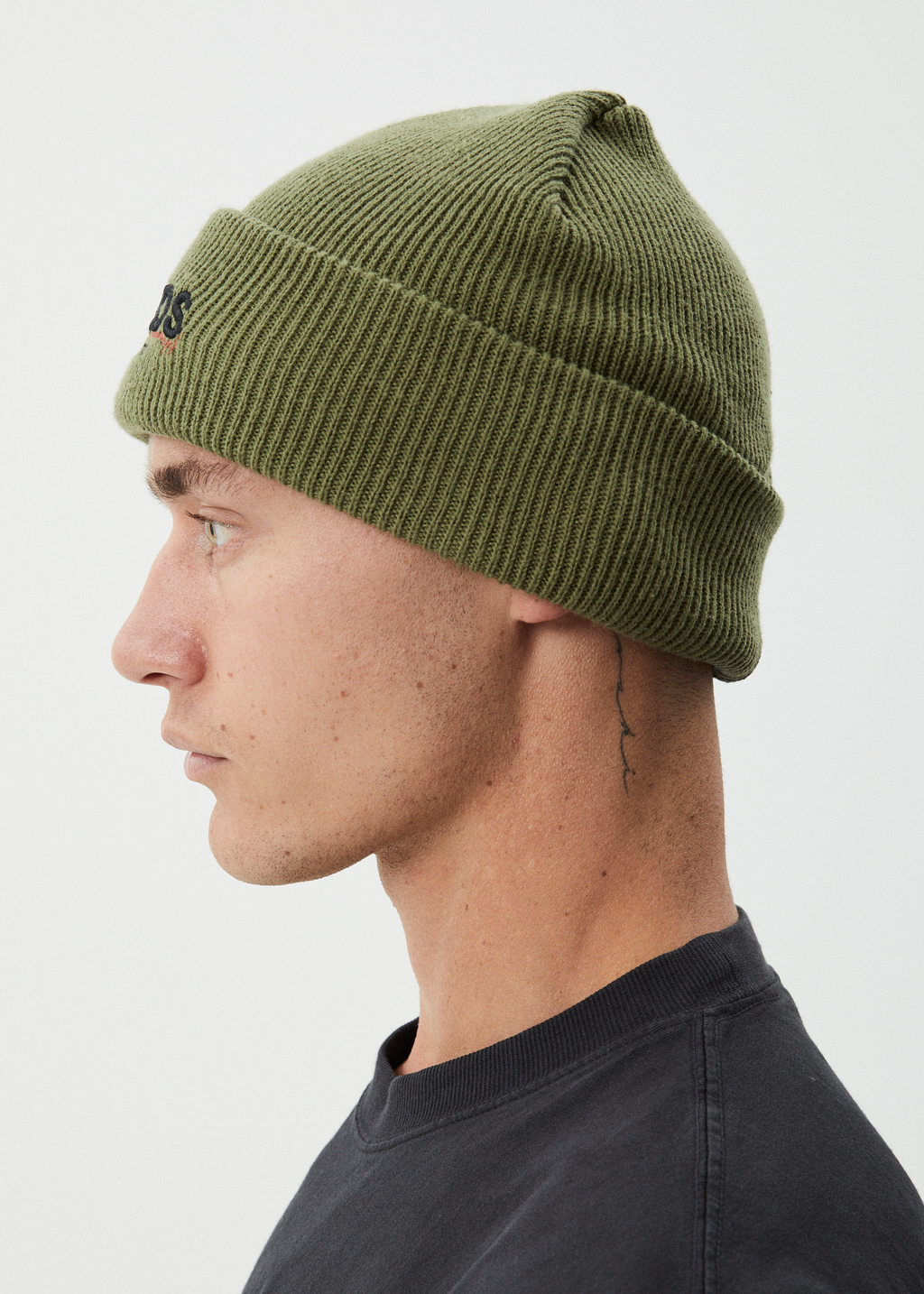 AFENDS Mens Wired - Beanie - Oil Green