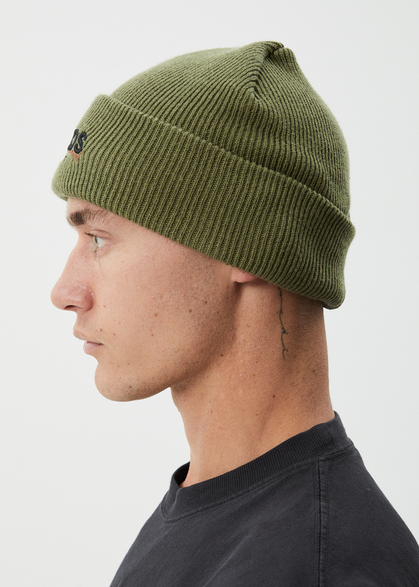 AFENDS Mens Wired - Beanie - Oil Green
