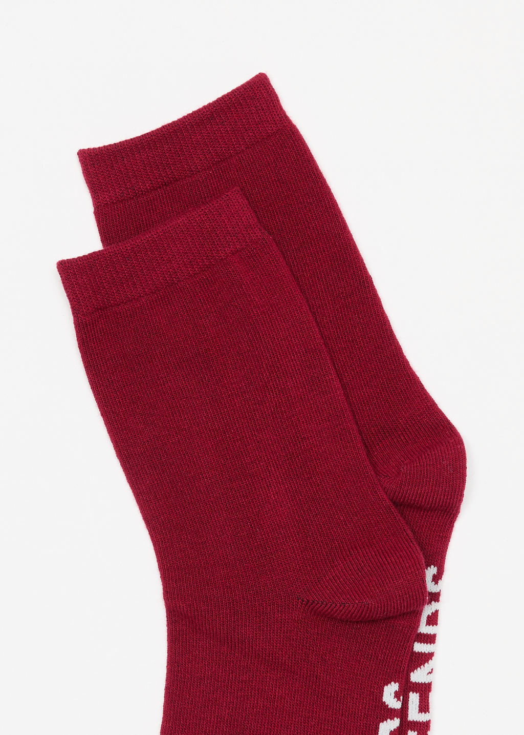 AFENDS Womens Base - Socks Two Pack - Burgundy