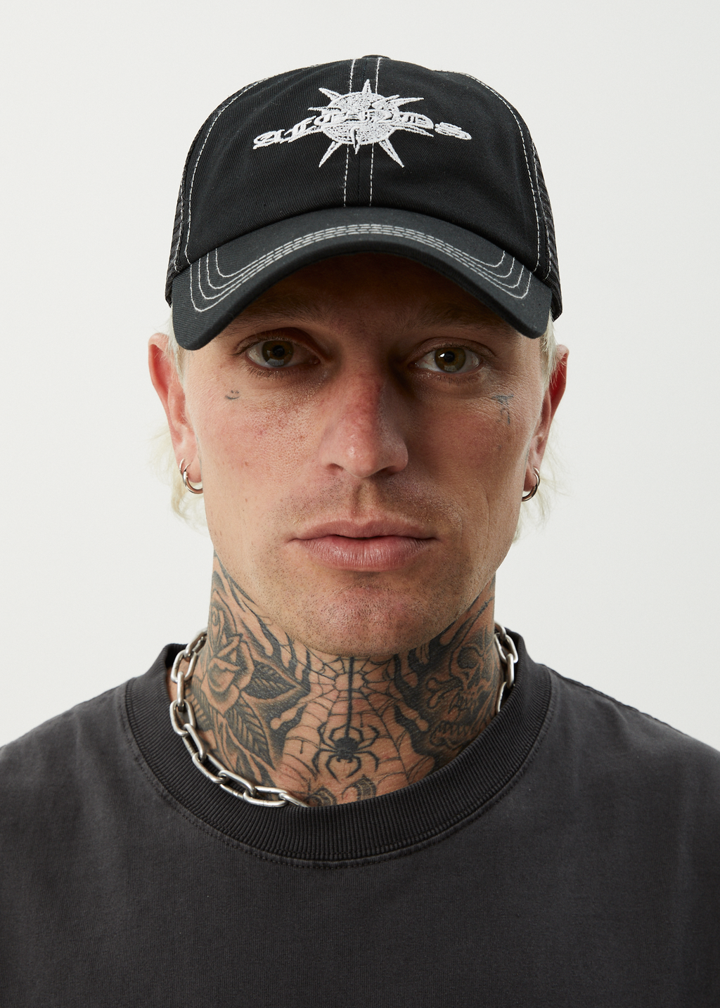 AFENDS Mens Spiked - Six Panel Cap - Black