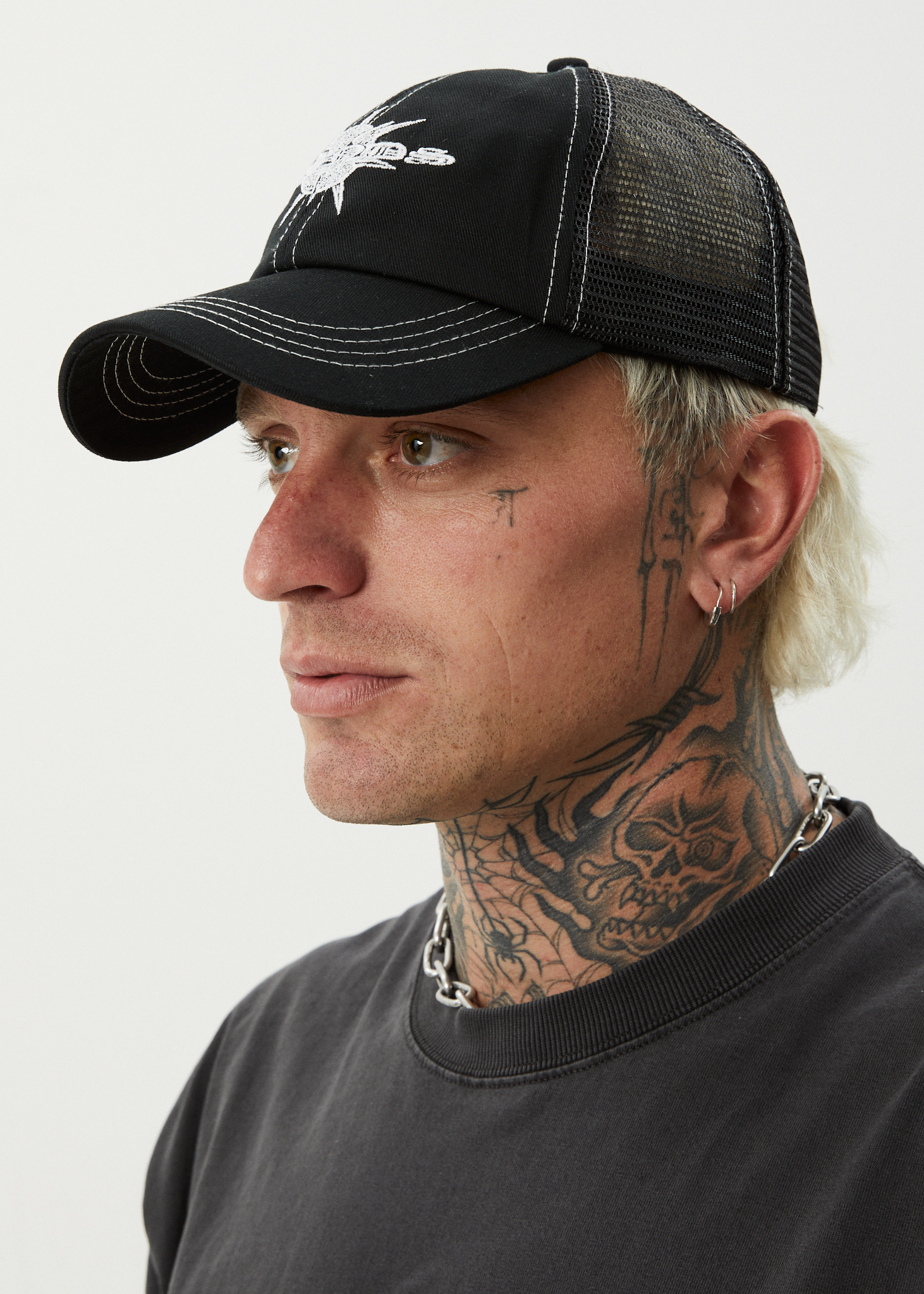 AFENDS Mens Spiked - Six Panel Cap - Black