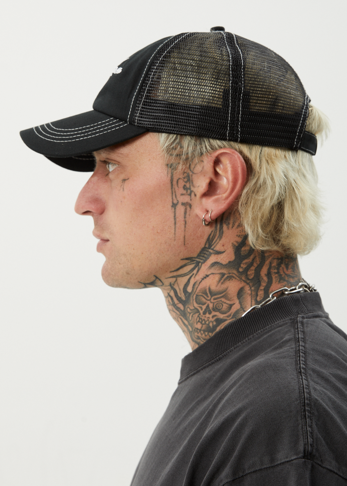 AFENDS Mens Spiked - Six Panel Cap - Black