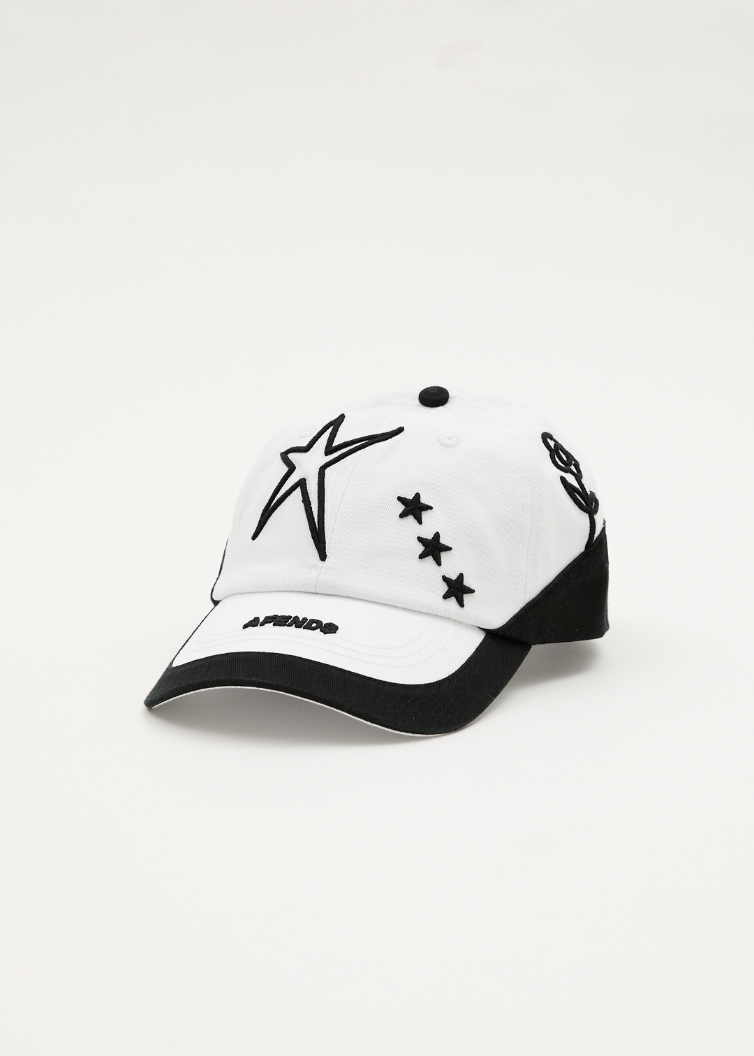 AFENDS Womens Games - Panelled Cap - White / Black