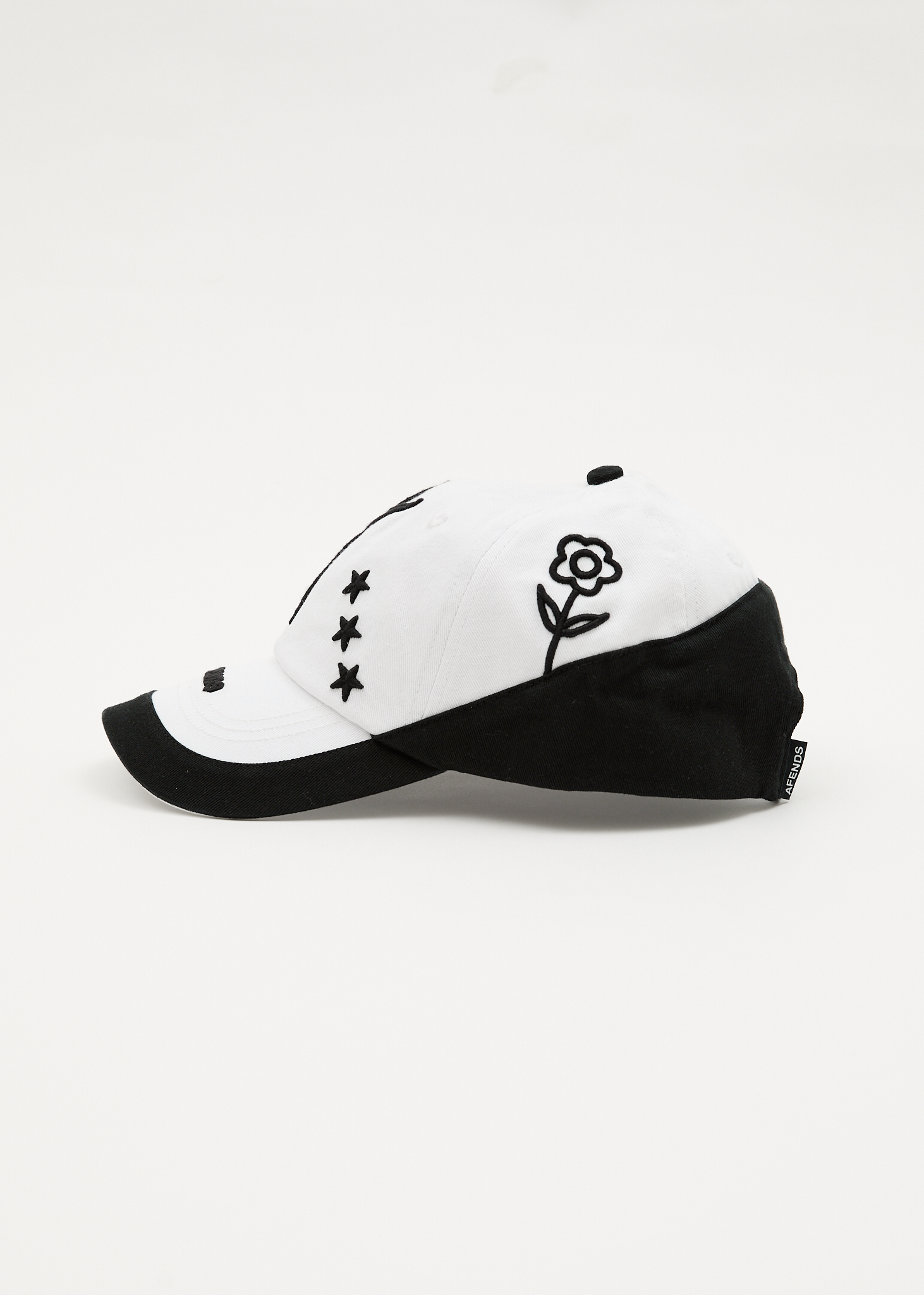 AFENDS Womens Games - Panelled Cap - White / Black
