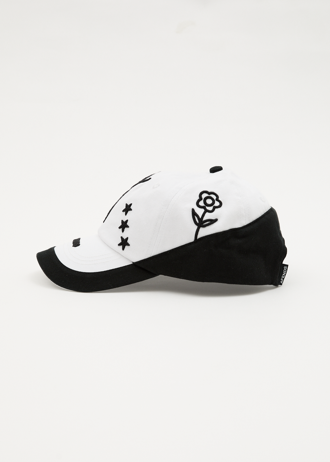 AFENDS Womens Games - Panelled Cap - White / Black