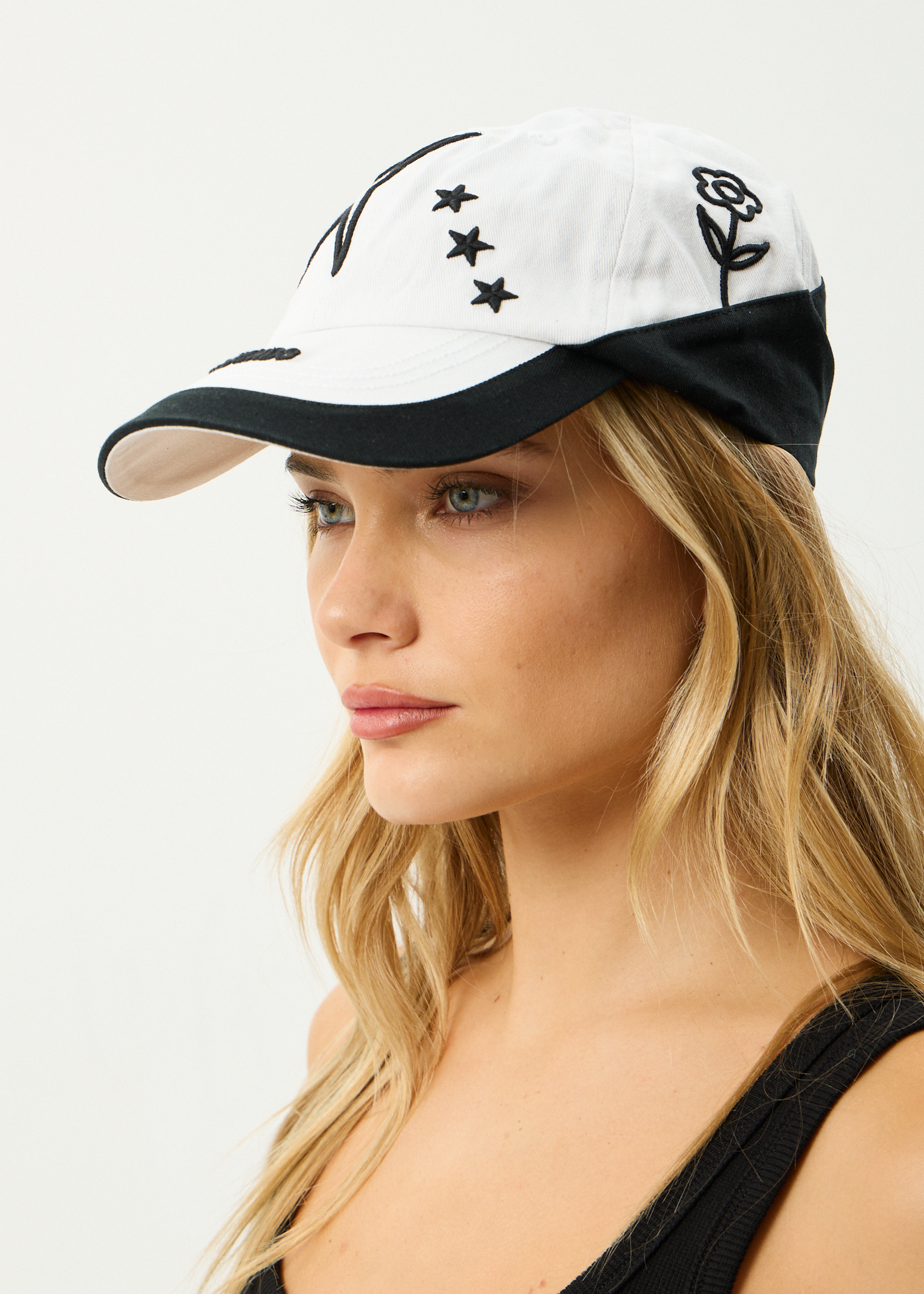 AFENDS Womens Games - Panelled Cap - White / Black