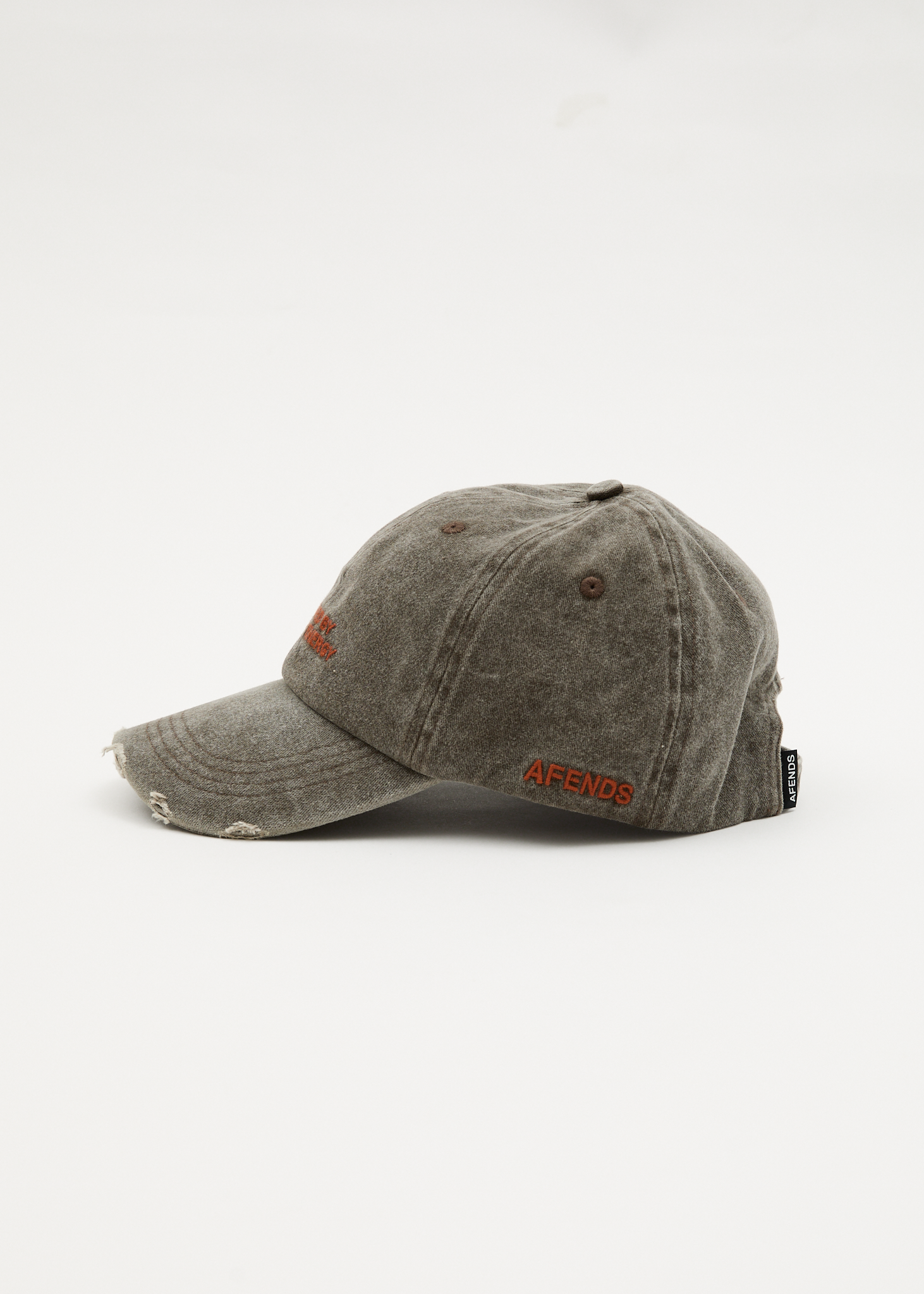 AFENDS Womens Fatigued - Panelled Cap - Coffee