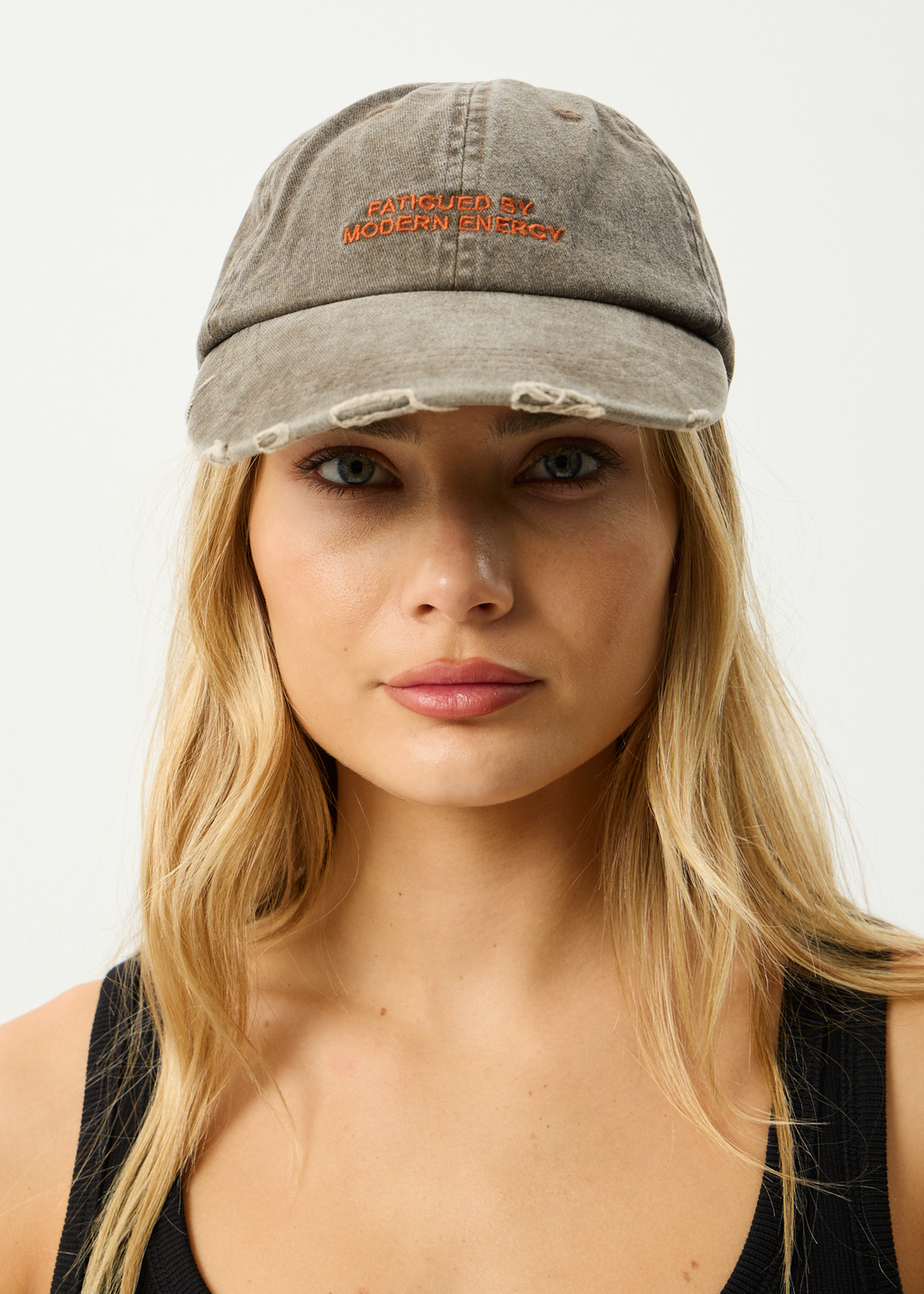 AFENDS Womens Fatigued - Panelled Cap - Coffee