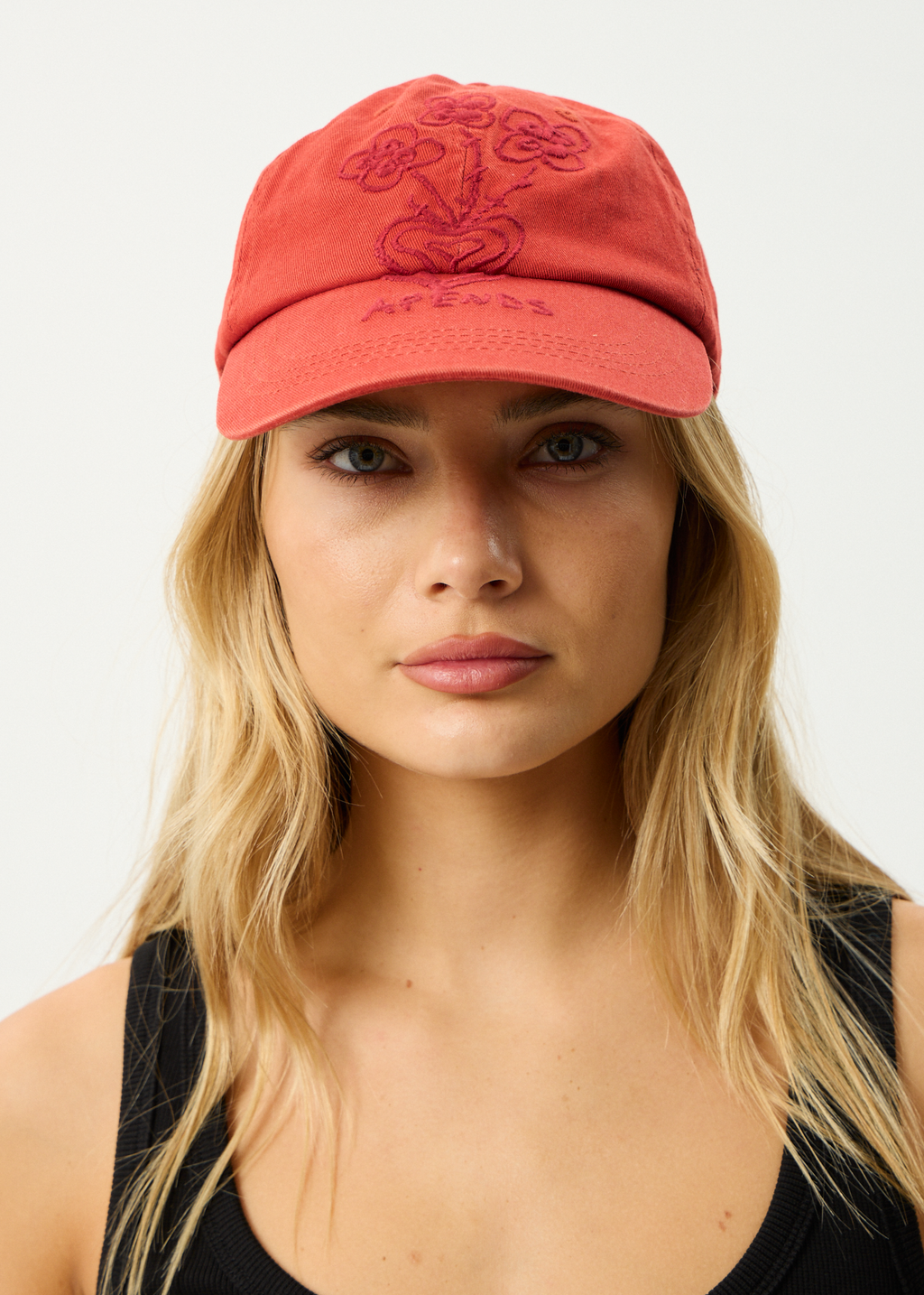 AFENDS Womens Maisie - Panelled Cap - Red Rum