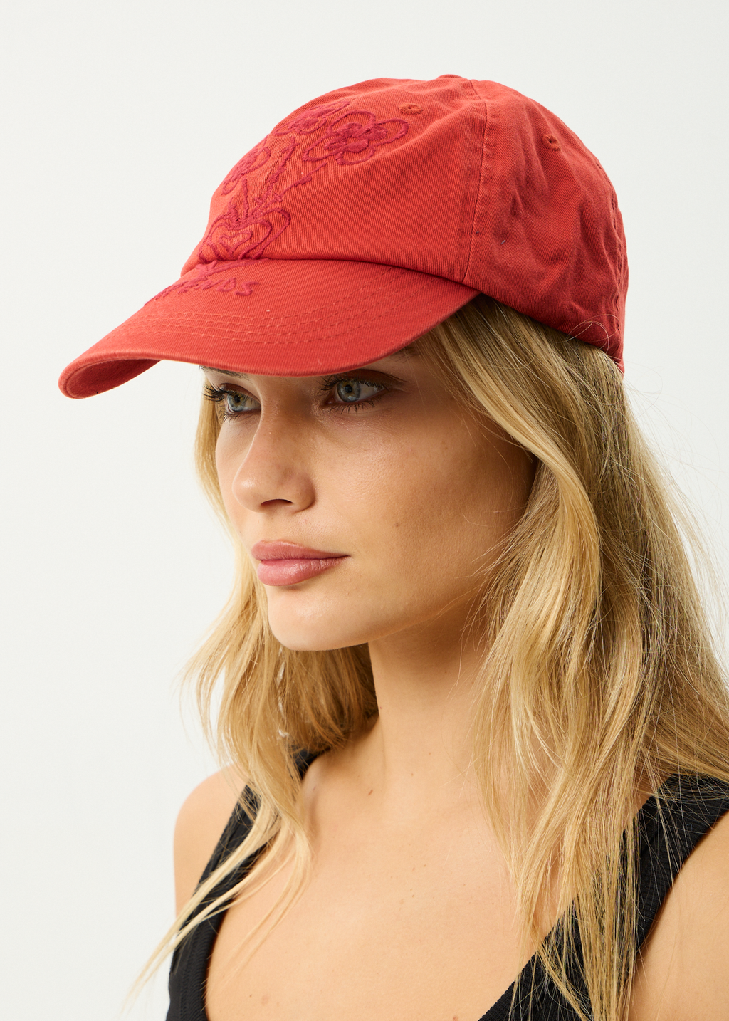 AFENDS Womens Maisie - Panelled Cap - Red Rum