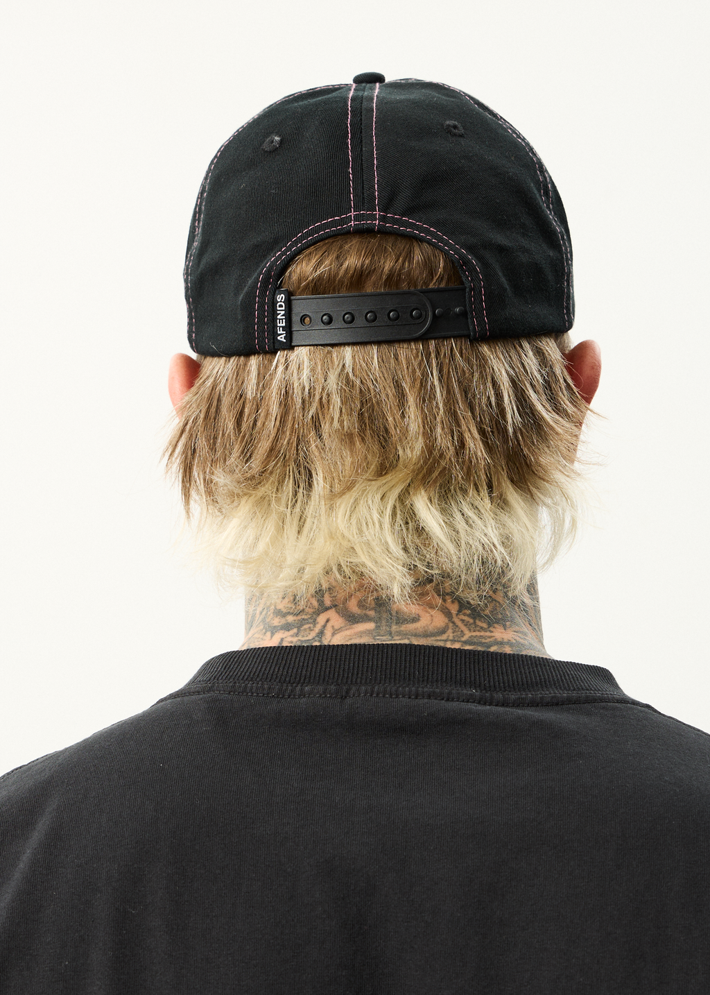 AFENDS Mens Heavy Petal - Five Panel Cap - Black