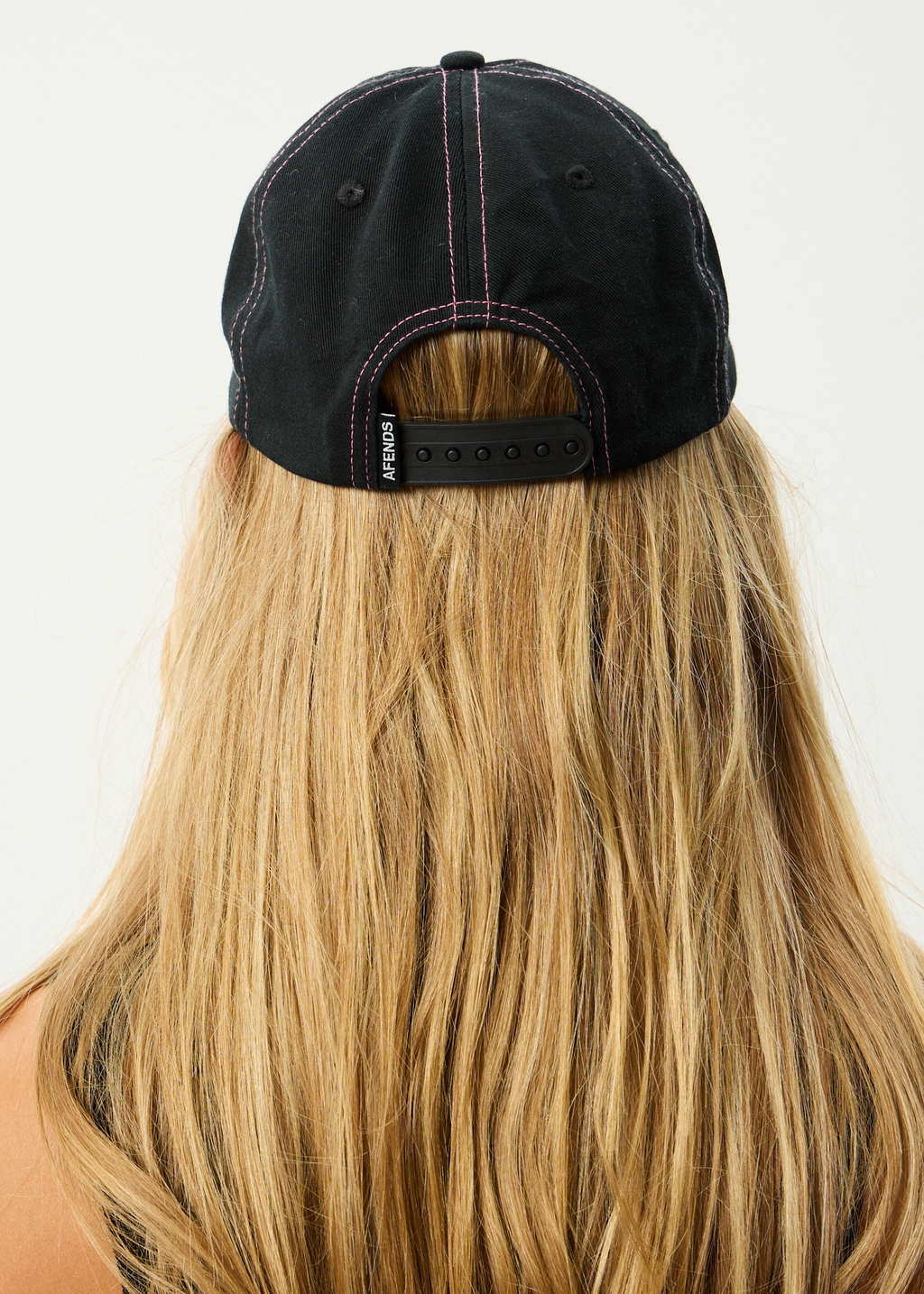 AFENDS Mens Heavy Petal - Five Panel Cap - Black