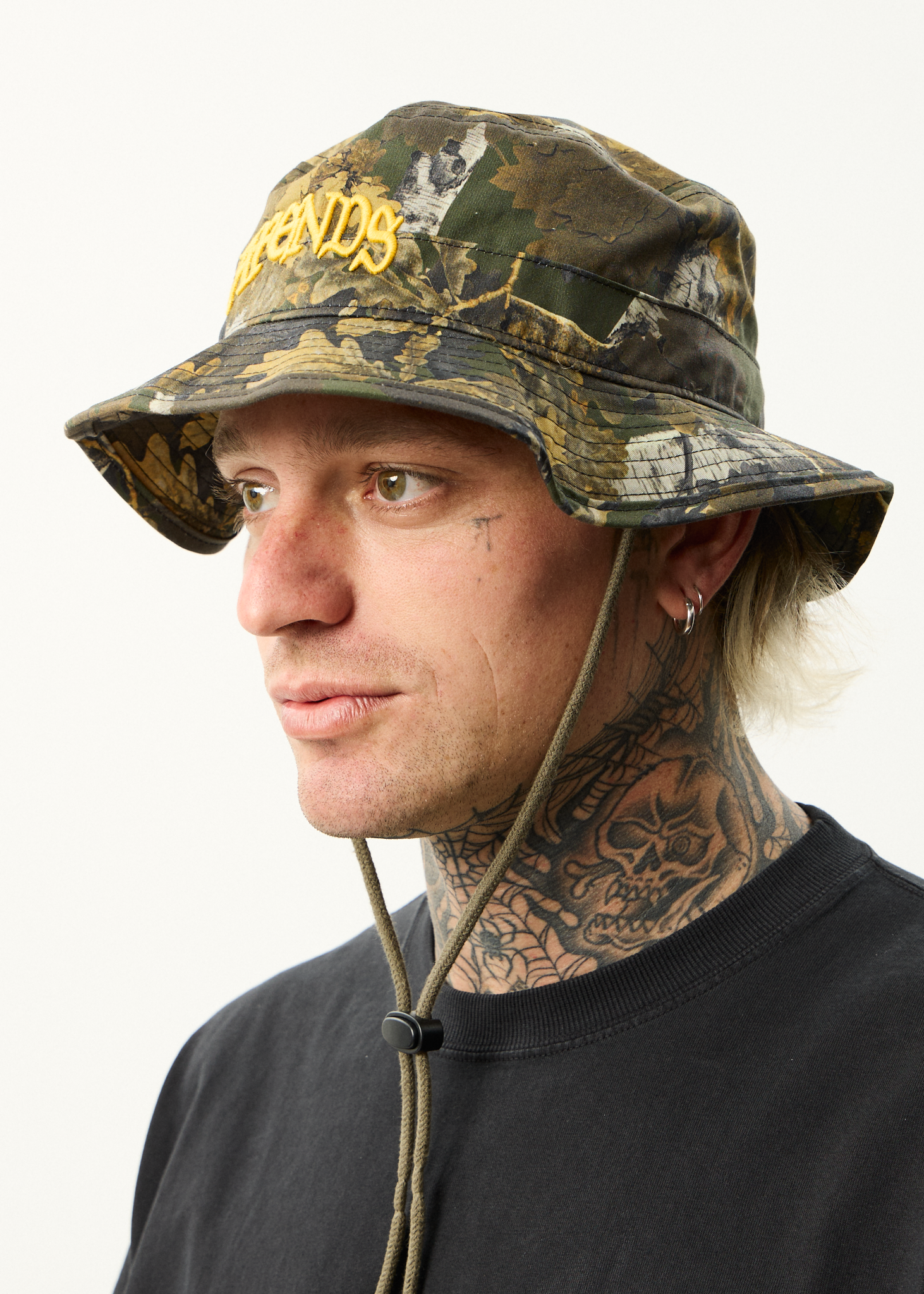 AFENDS Mens Find Me - Boonie Bucket Hat - Find Me