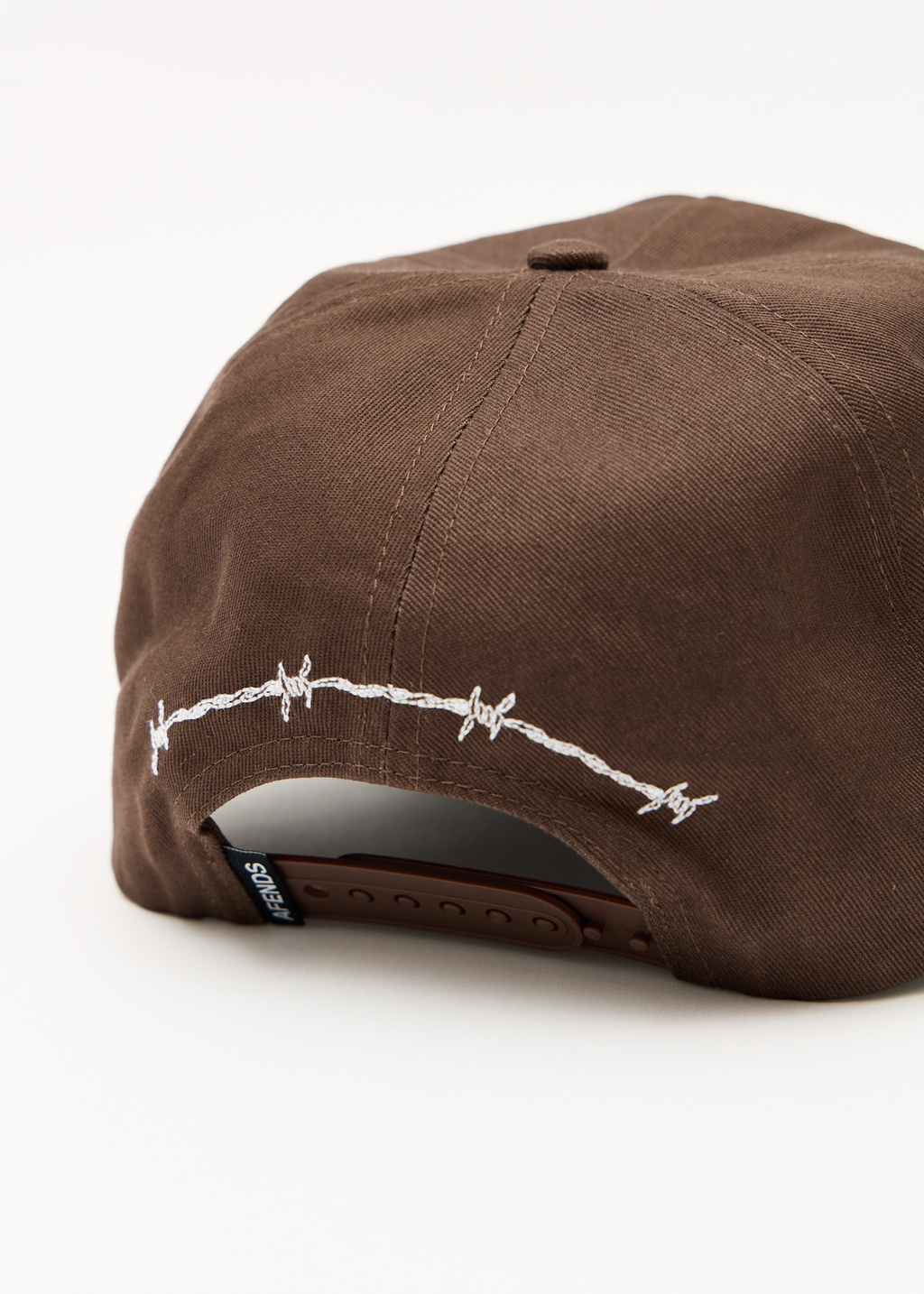 AFENDS Mens Summit - Five Panel Cap - Coffee