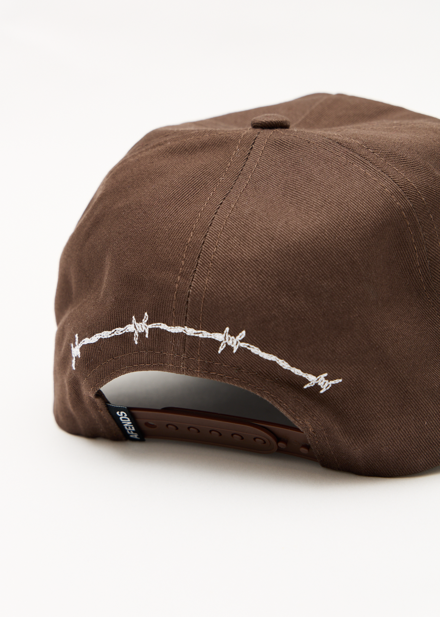AFENDS Mens Summit - Five Panel Cap - Coffee