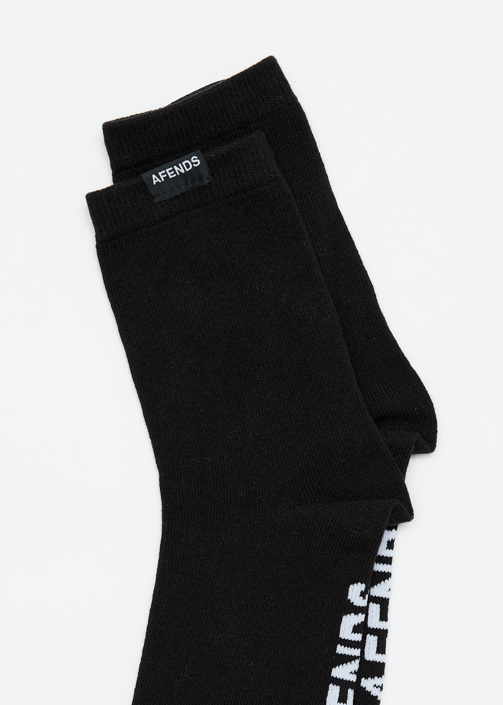 AFENDS Womens Basis - Socks Two Pack - White / Black