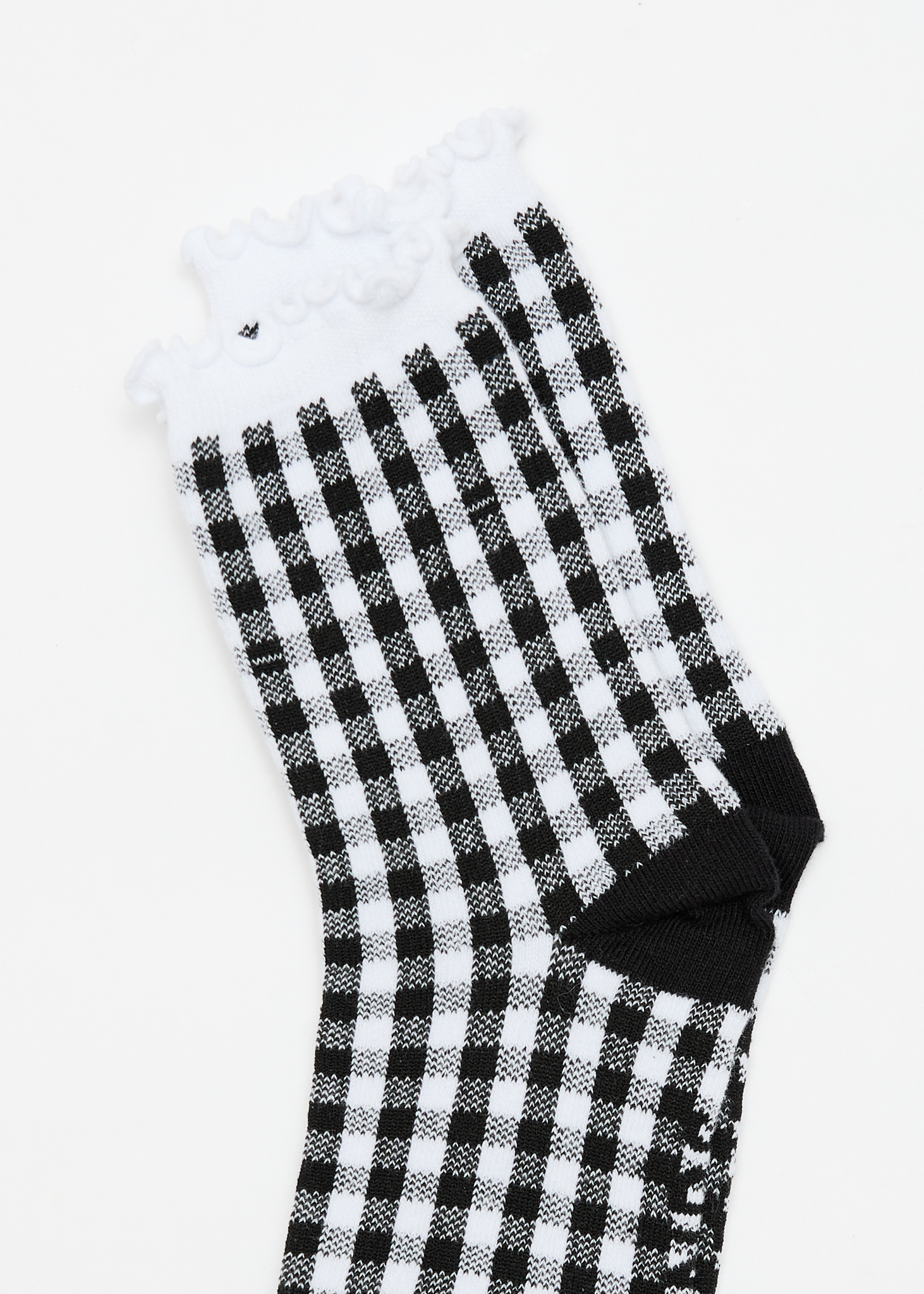 AFENDS Womens Rowan - Socks Two Pack - Black Check