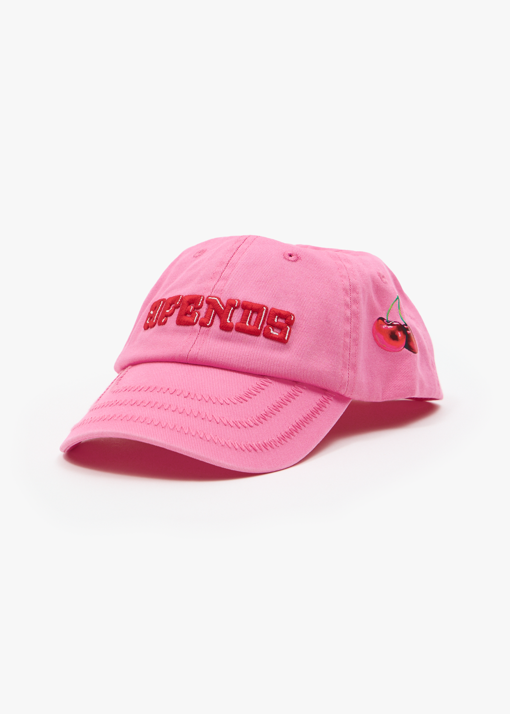 AFENDS Mens Abiza - Six Panel Cap - Vintage Pink