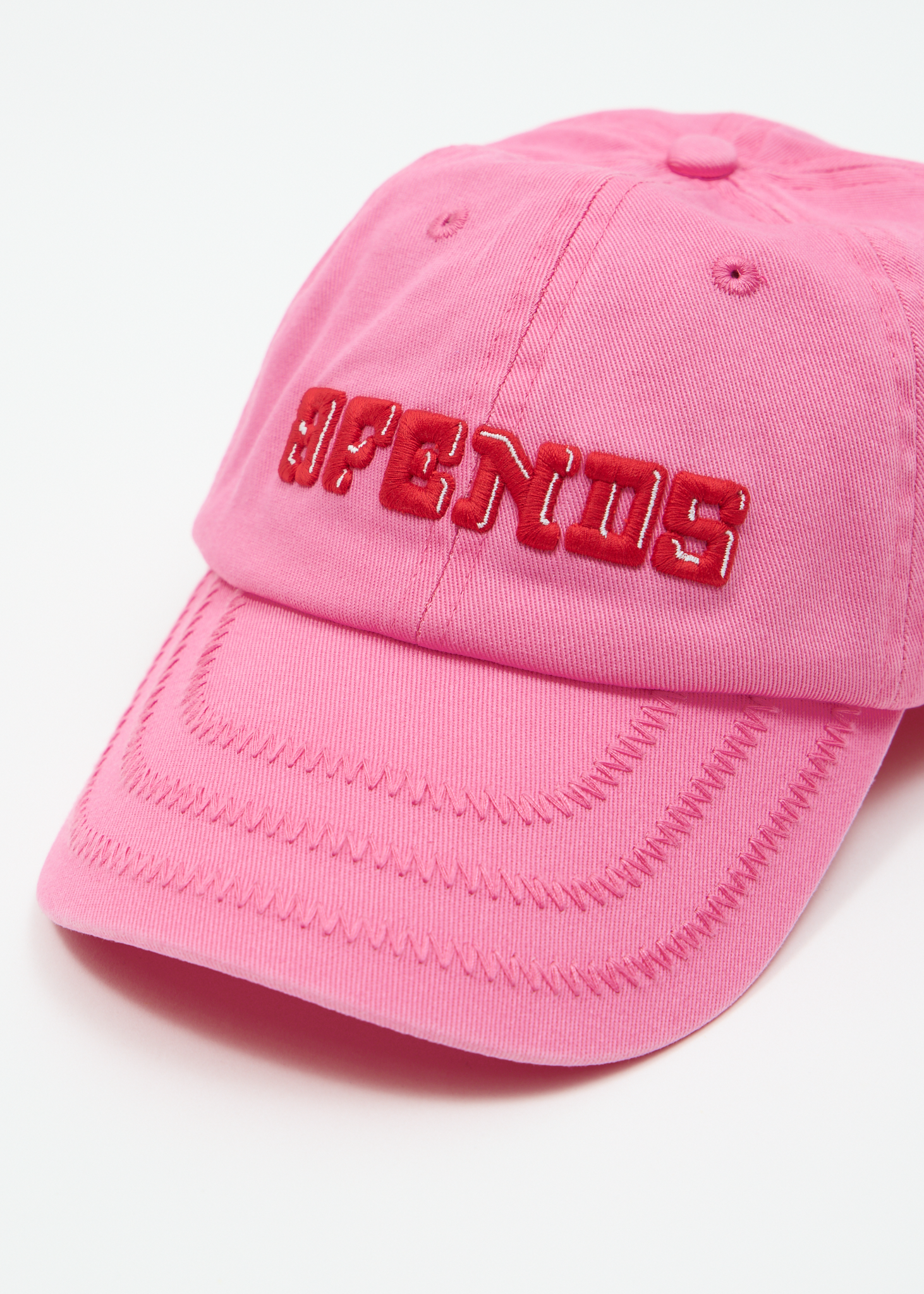 AFENDS Mens Abiza - Six Panel Cap - Vintage Pink