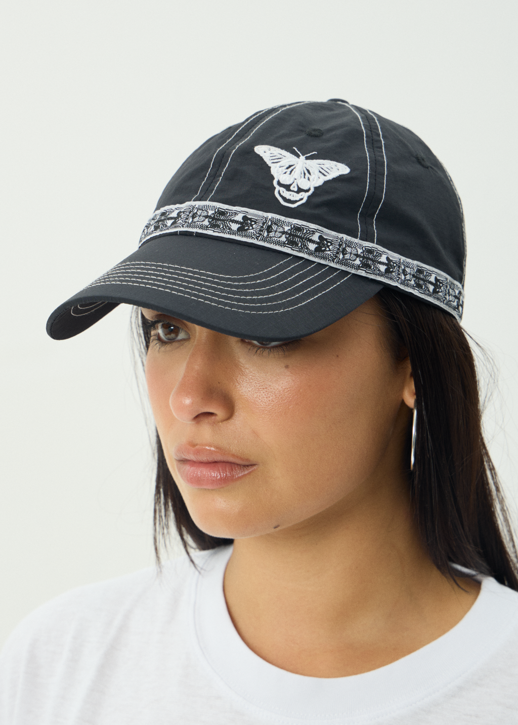 AFENDS Mens Boned - Six Panel Cap - Black