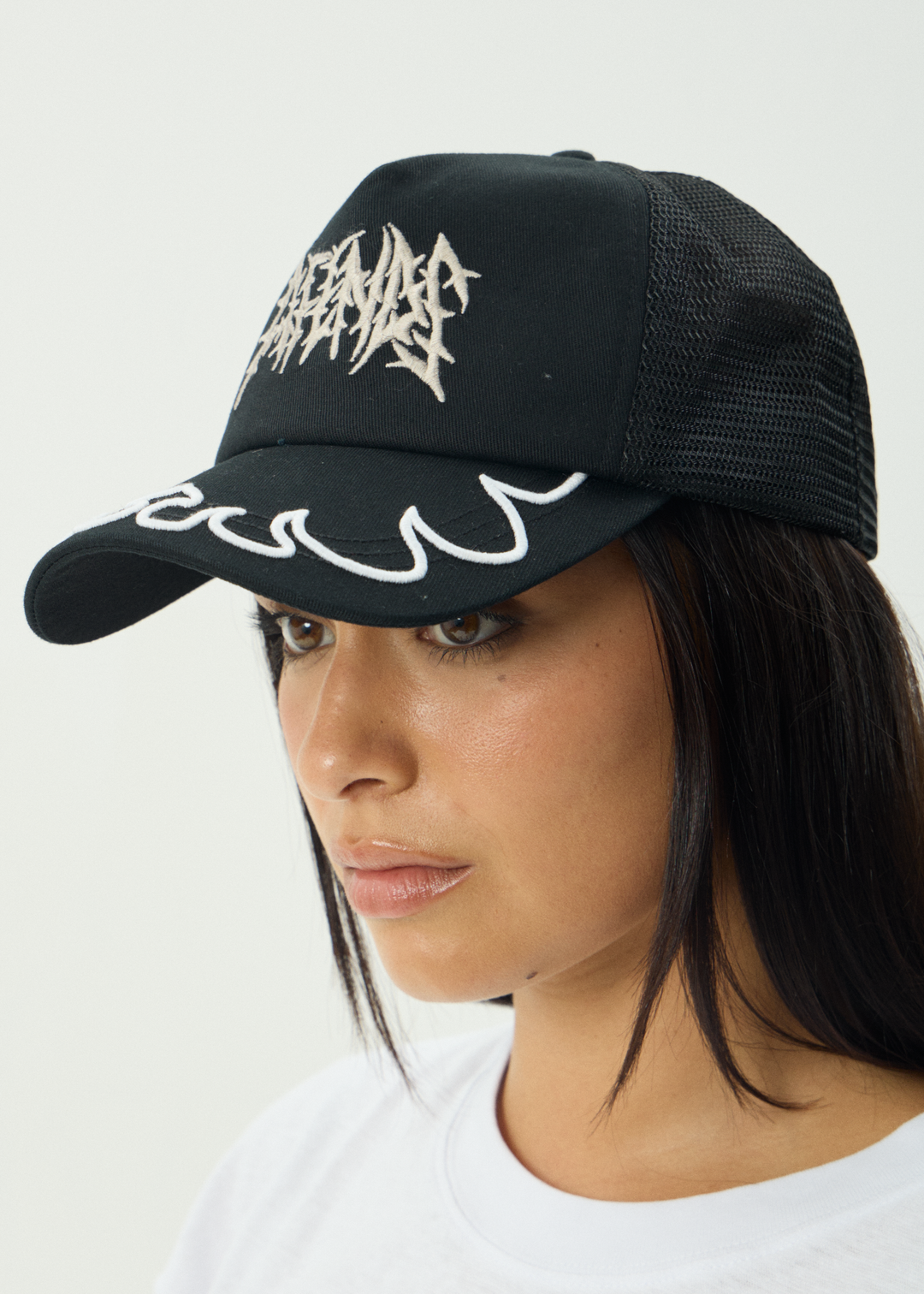 AFENDS Mens Rising - Trucker Cap - Black