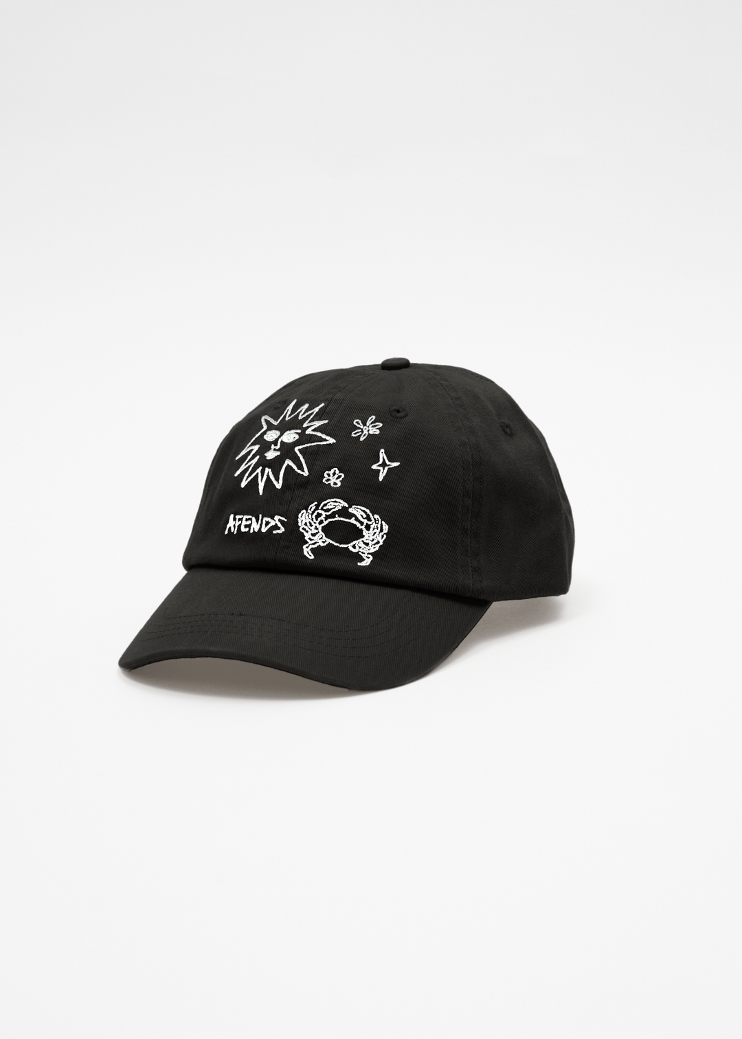 AFENDS Womens Sunbake - Panelled Cap - Black