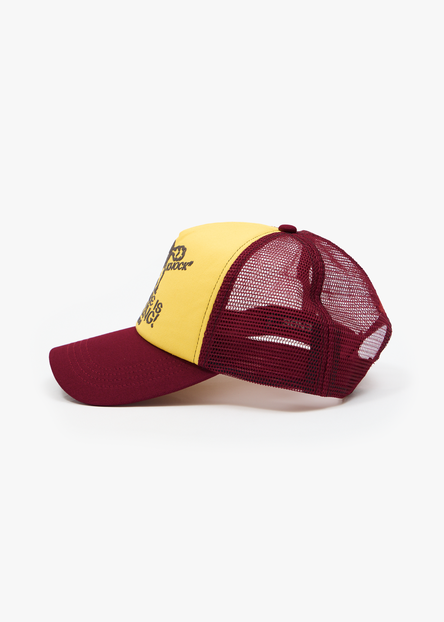 AFENDS Mens Knock Knock - Trucker Cap - Lemon
