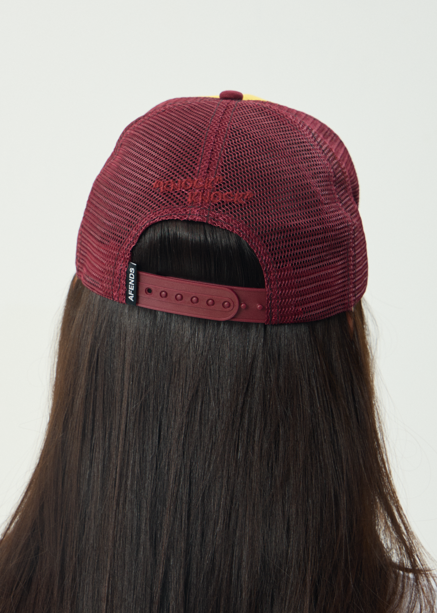 AFENDS Mens Knock Knock - Trucker Cap - Lemon