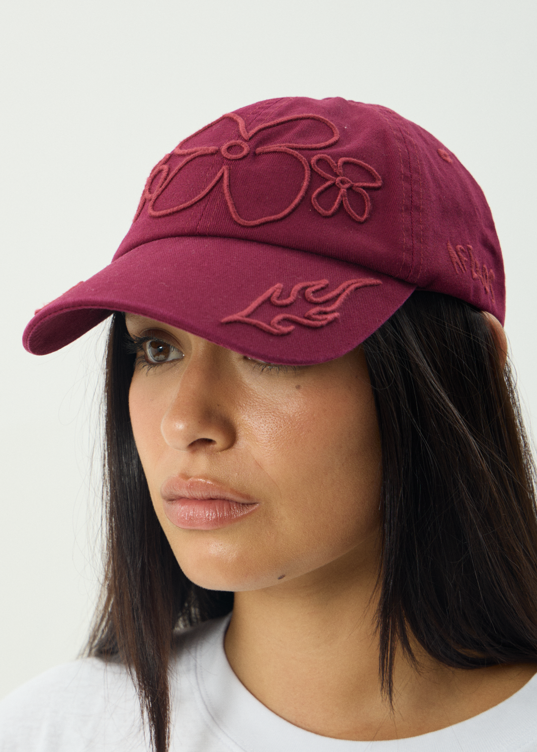 AFENDS Womens Island - Panelled Cap - Port