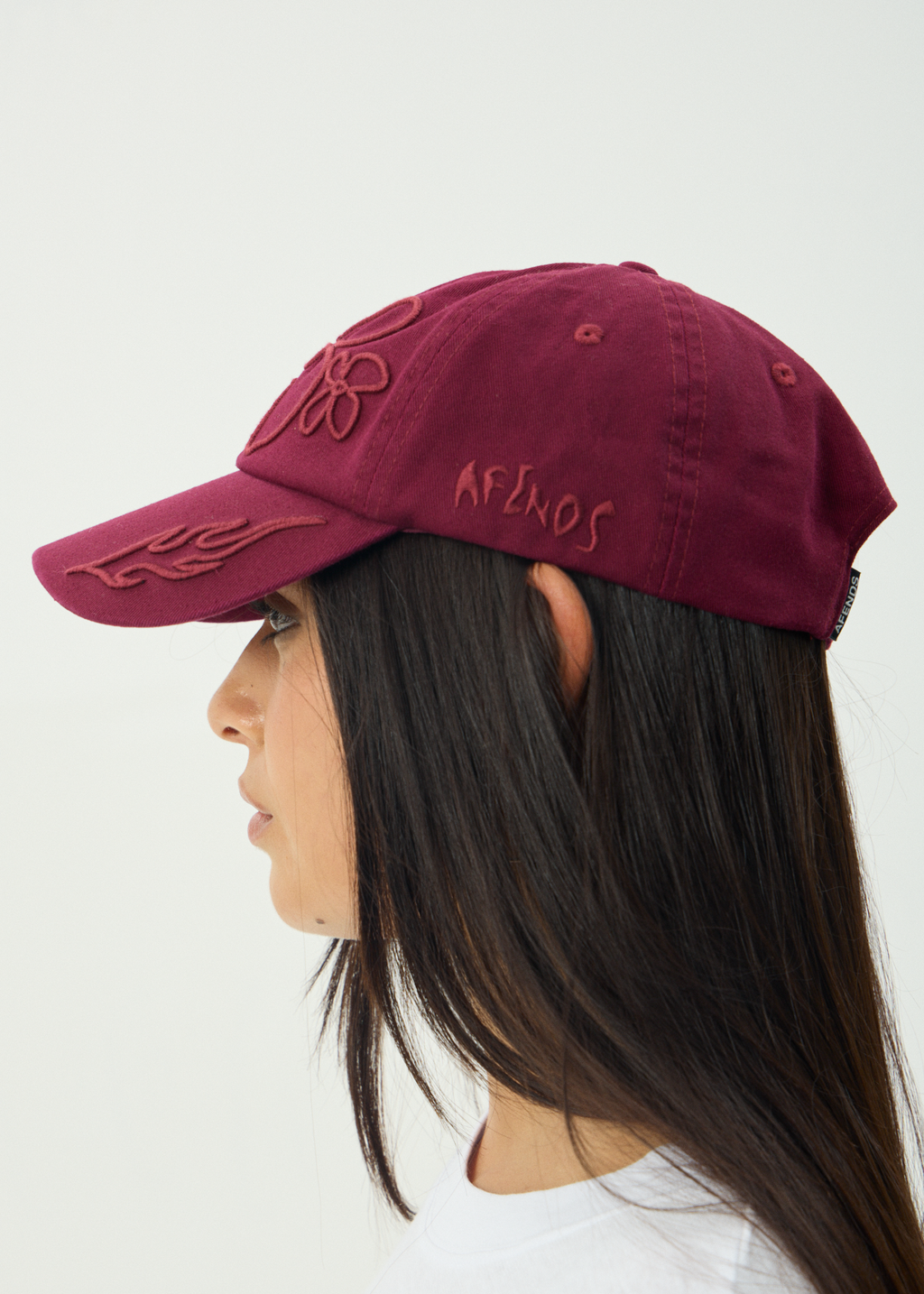 AFENDS Womens Island - Panelled Cap - Port