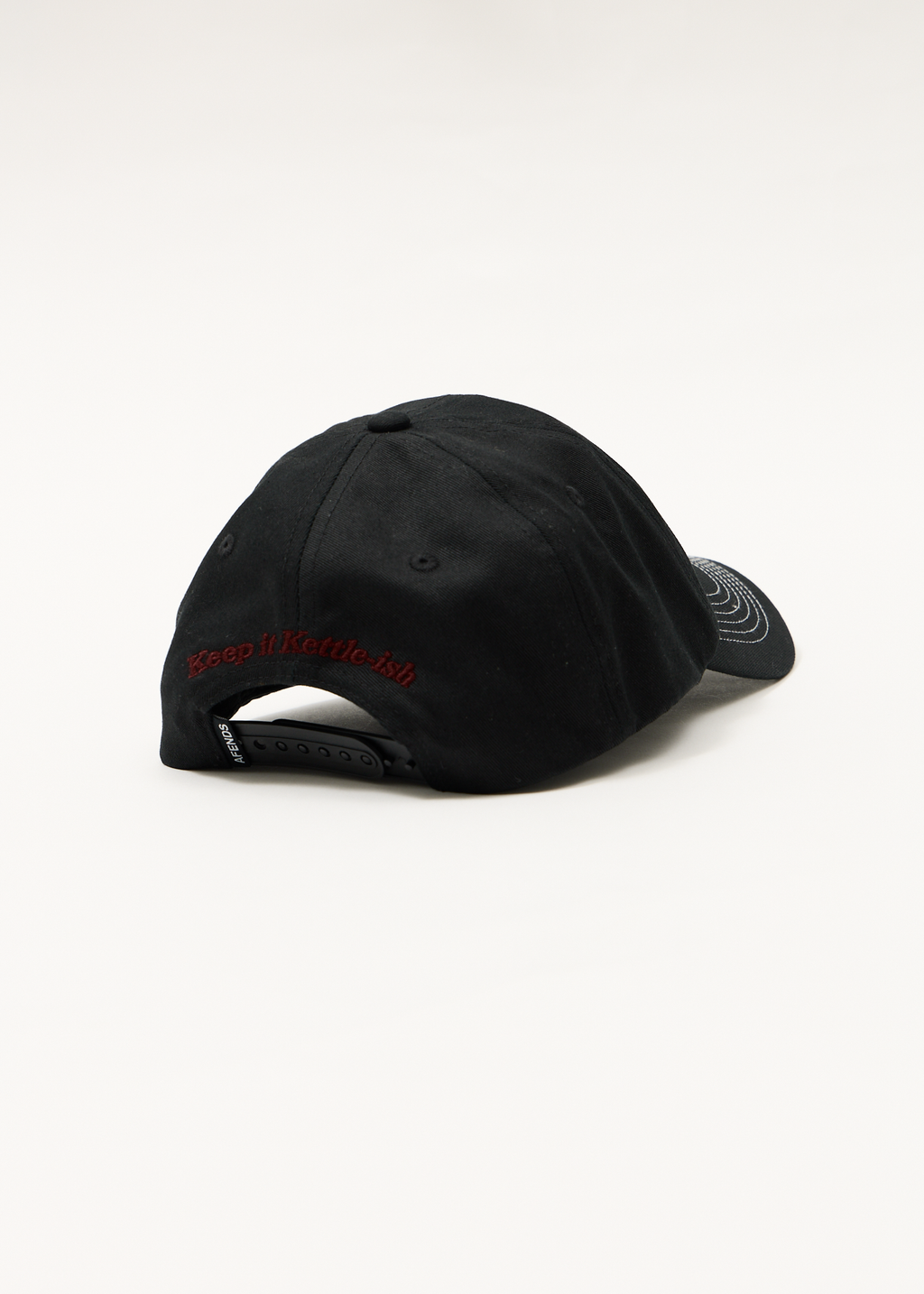 AFENDS Mens Kettle - Six Panel Cap - Black