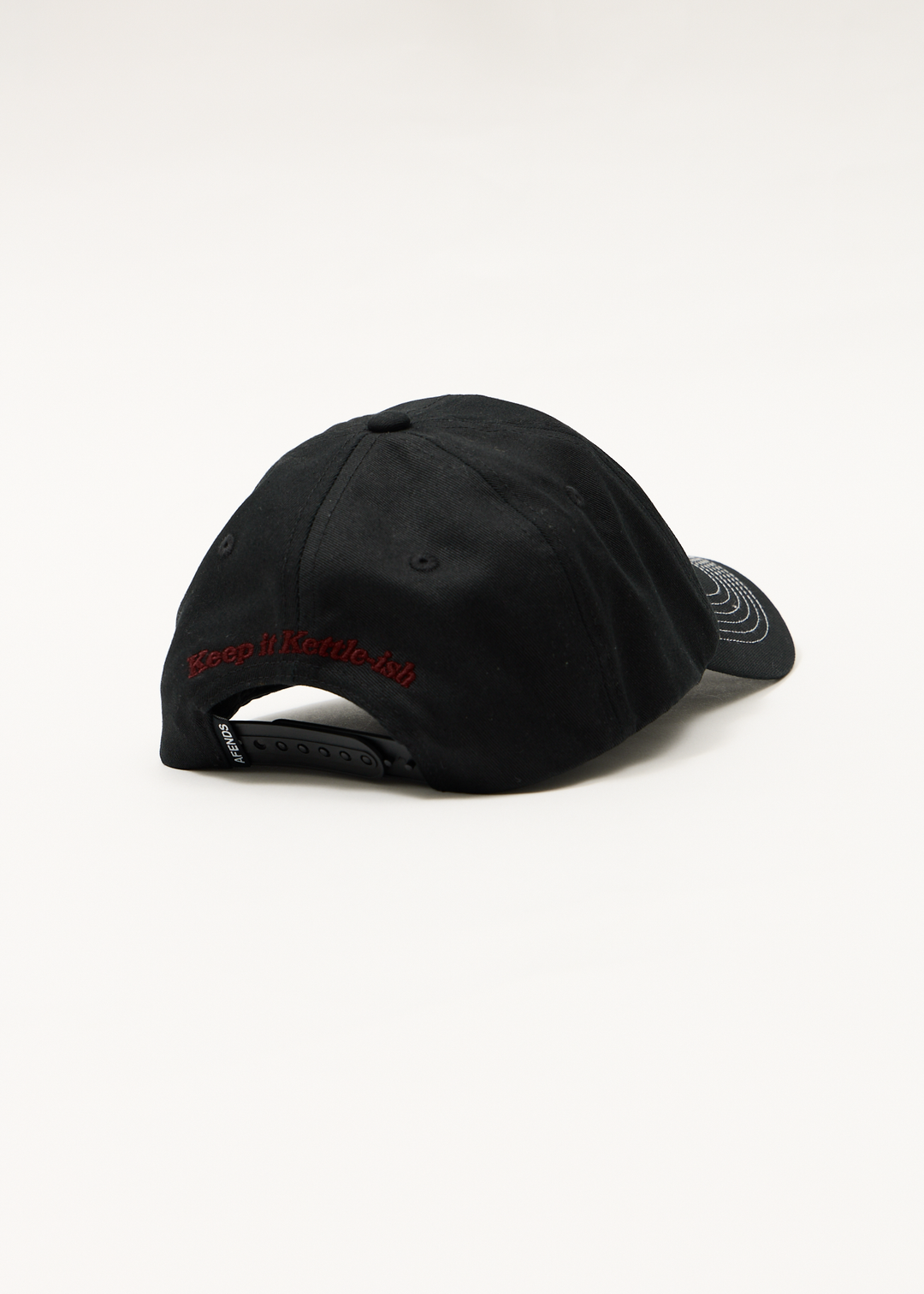 AFENDS Mens Kettle - Six Panel Cap - Black