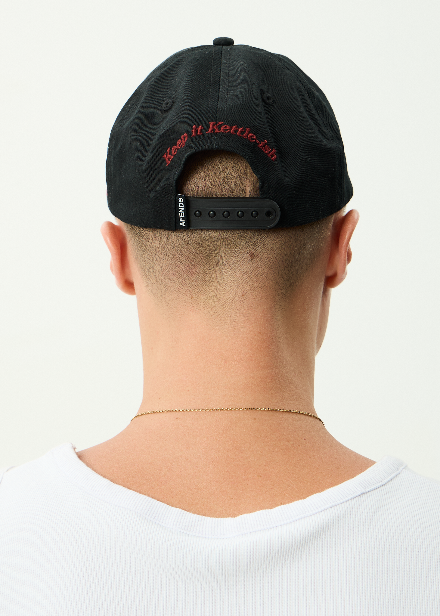 AFENDS Mens Kettle - Six Panel Cap - Black