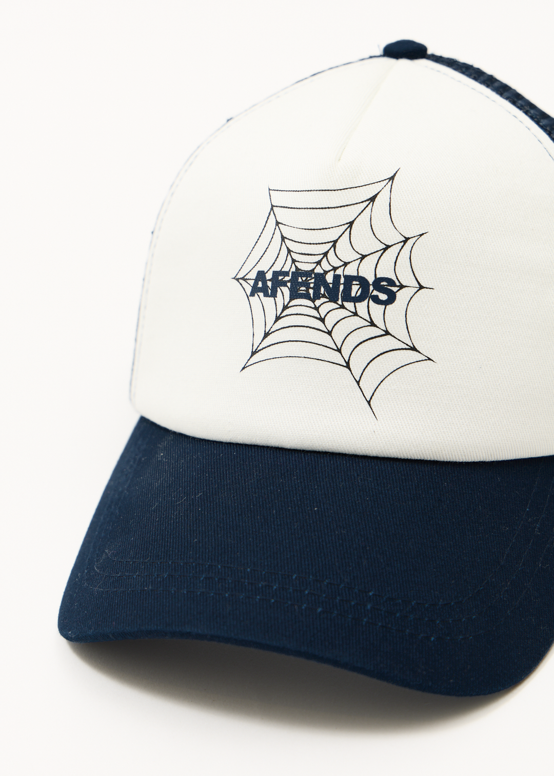 AFENDS Mens Webhead - Trucker Cap - Navy