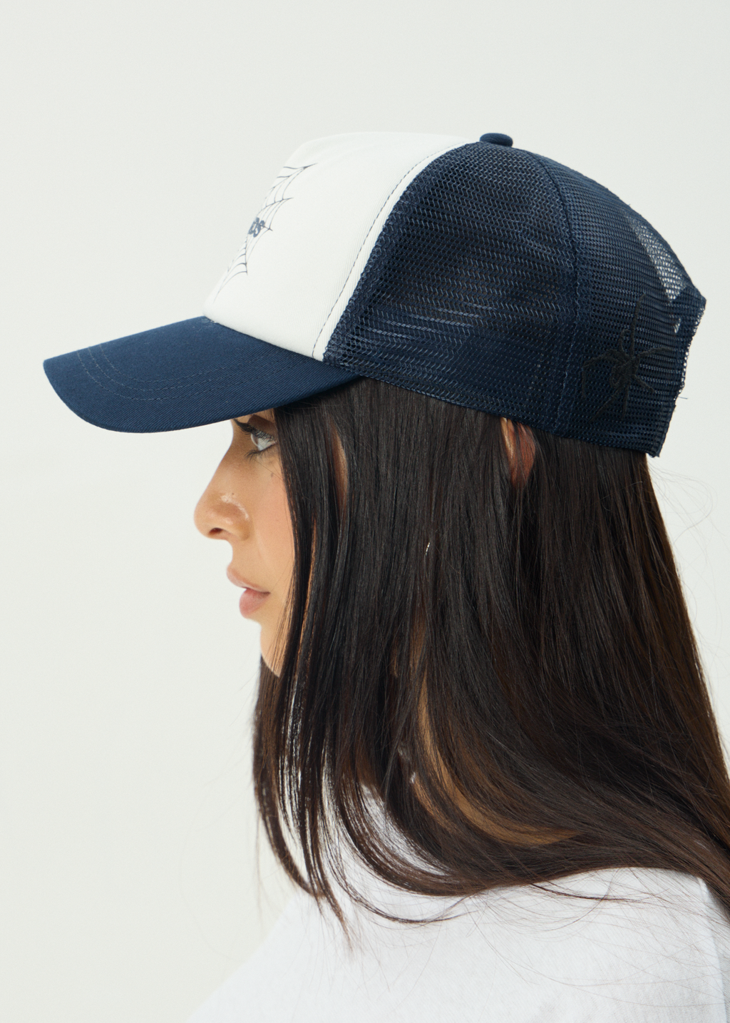AFENDS Mens Webhead - Trucker Cap - Navy