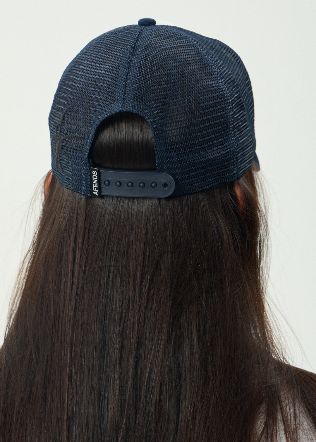 AFENDS Mens Webhead - Trucker Cap - Navy