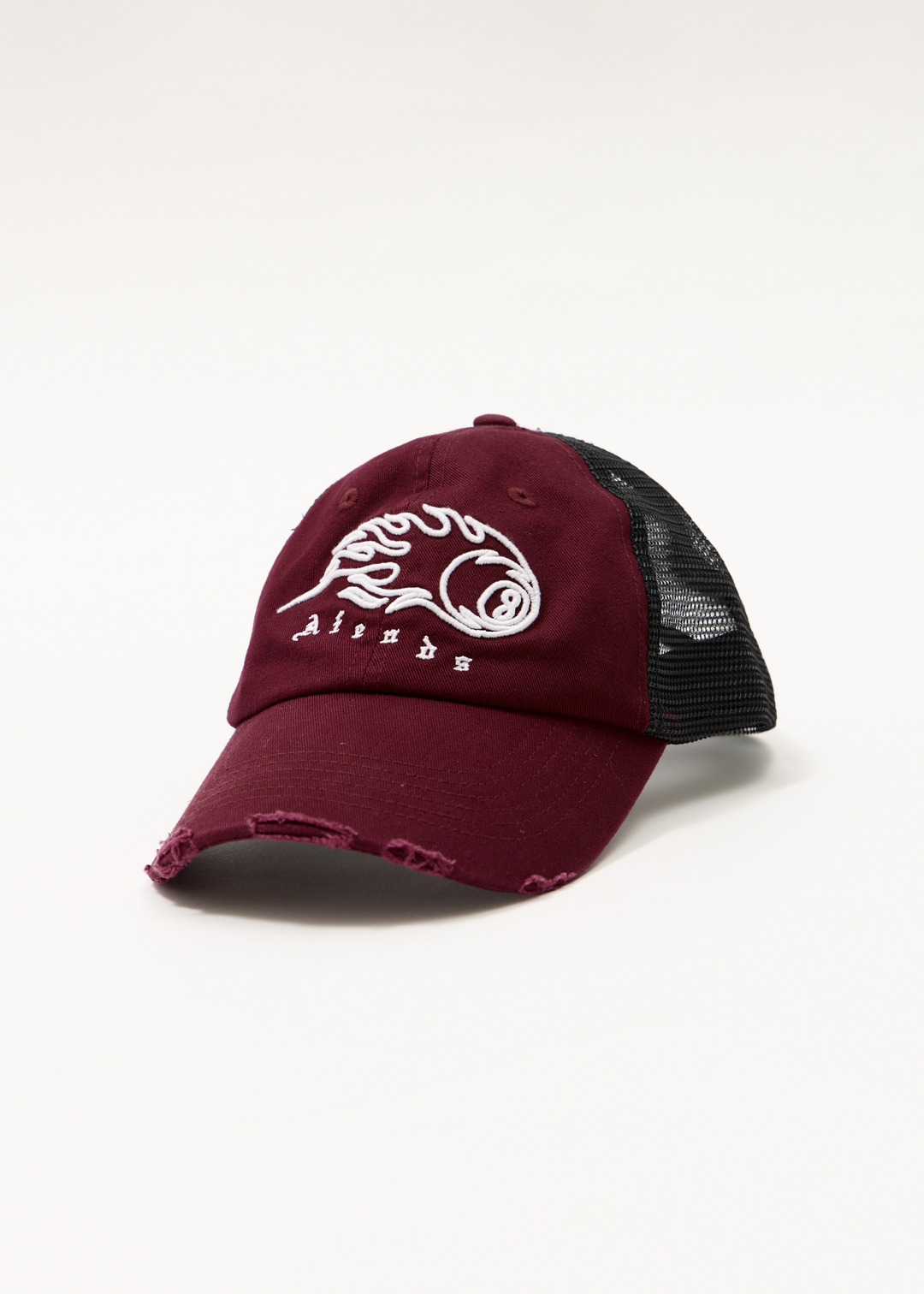 AFENDS Mens Off Balance - Six Panel Mesh Cap - Port