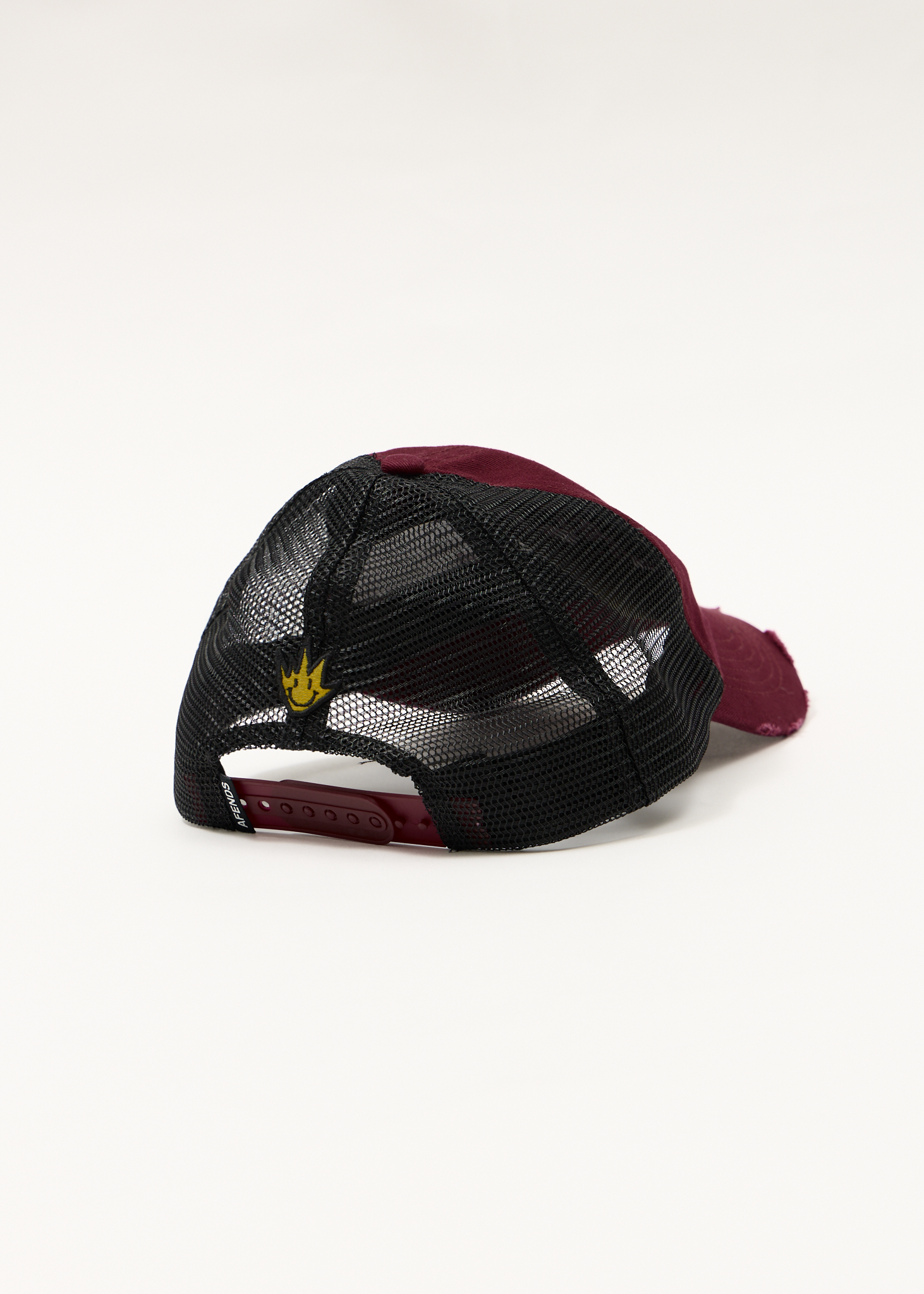 AFENDS Mens Off Balance - Six Panel Mesh Cap - Port