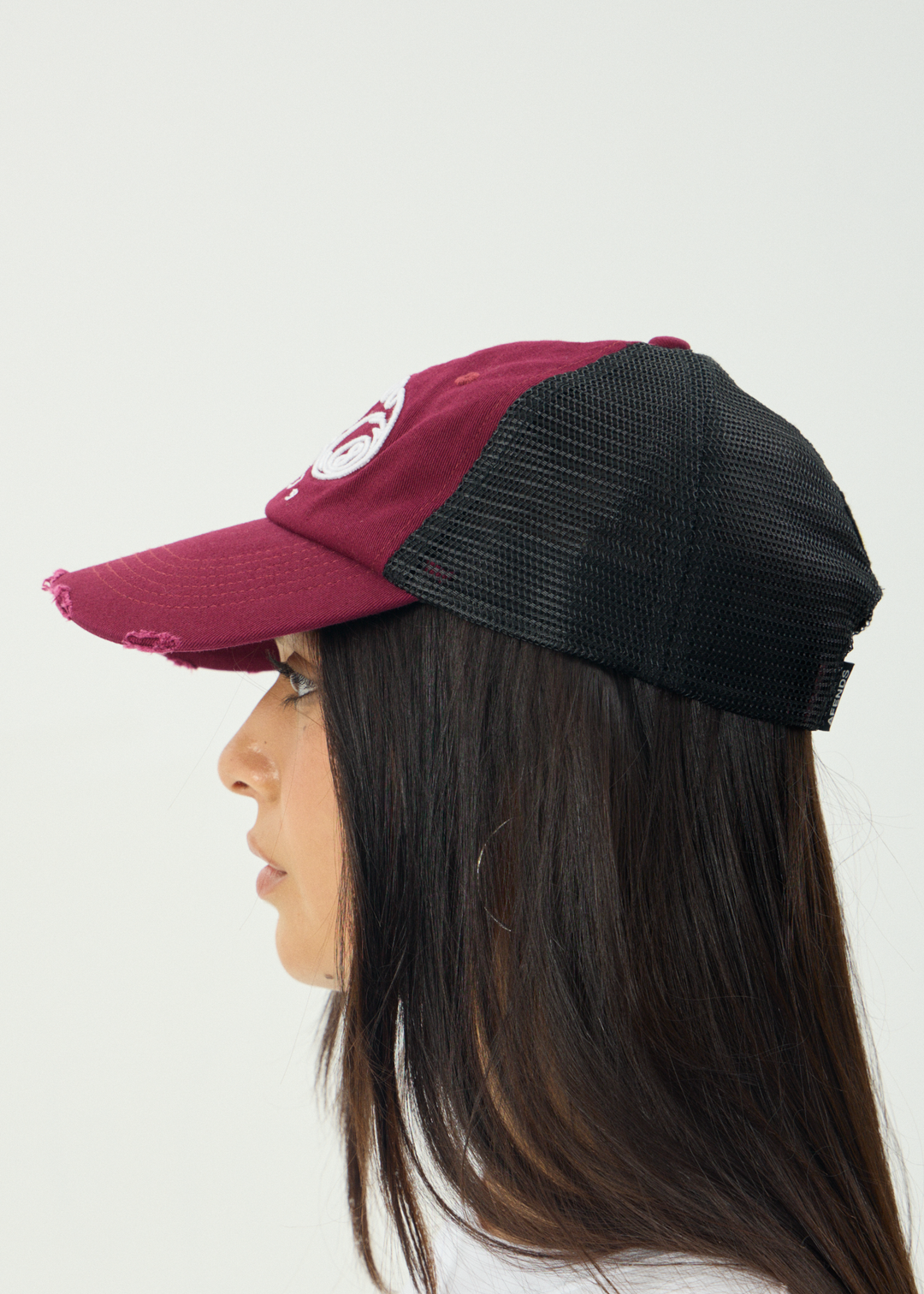 AFENDS Mens Off Balance - Six Panel Mesh Cap - Port