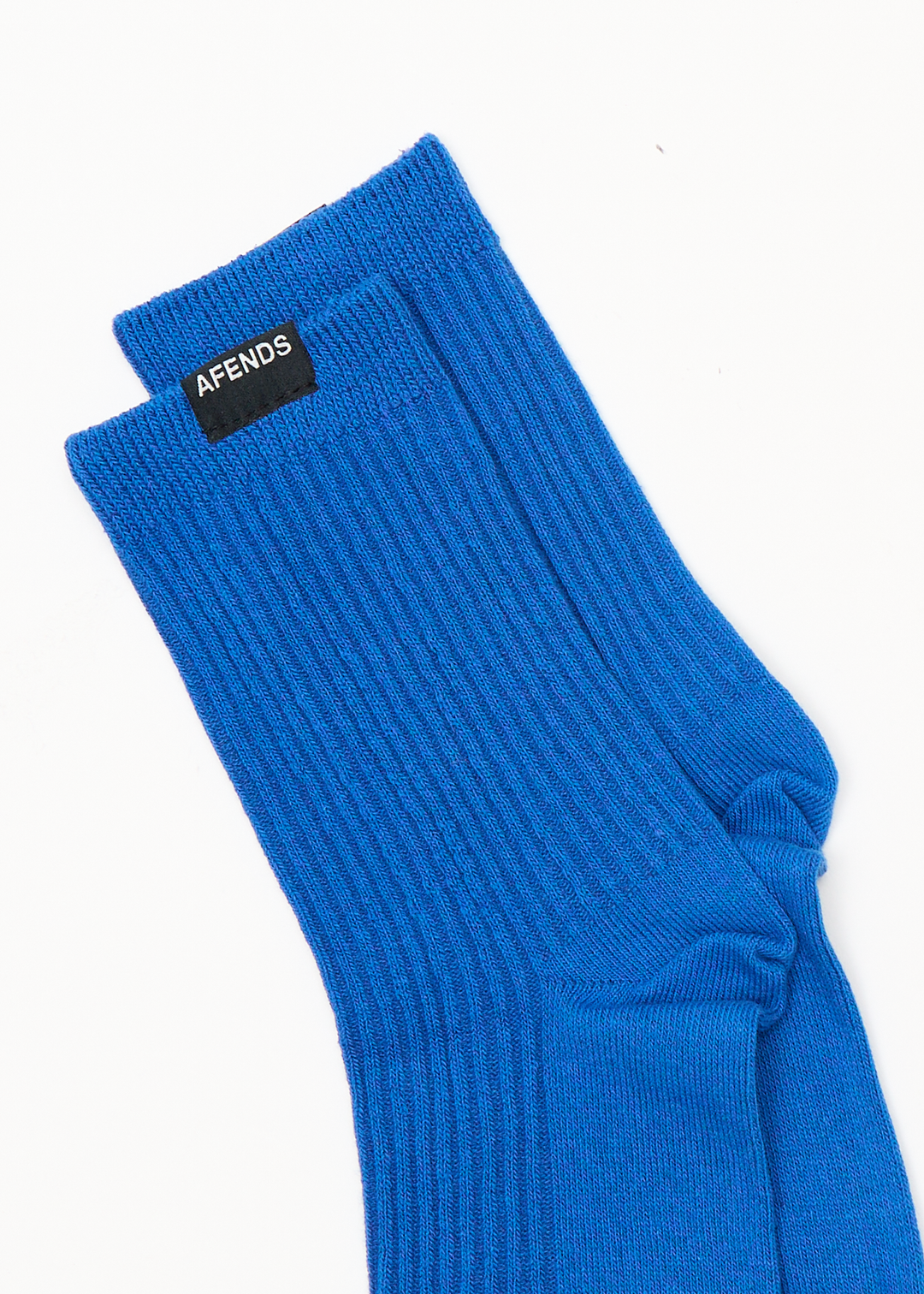 AFENDS Womens Camden Check - Socks Two Pack - Marina Check